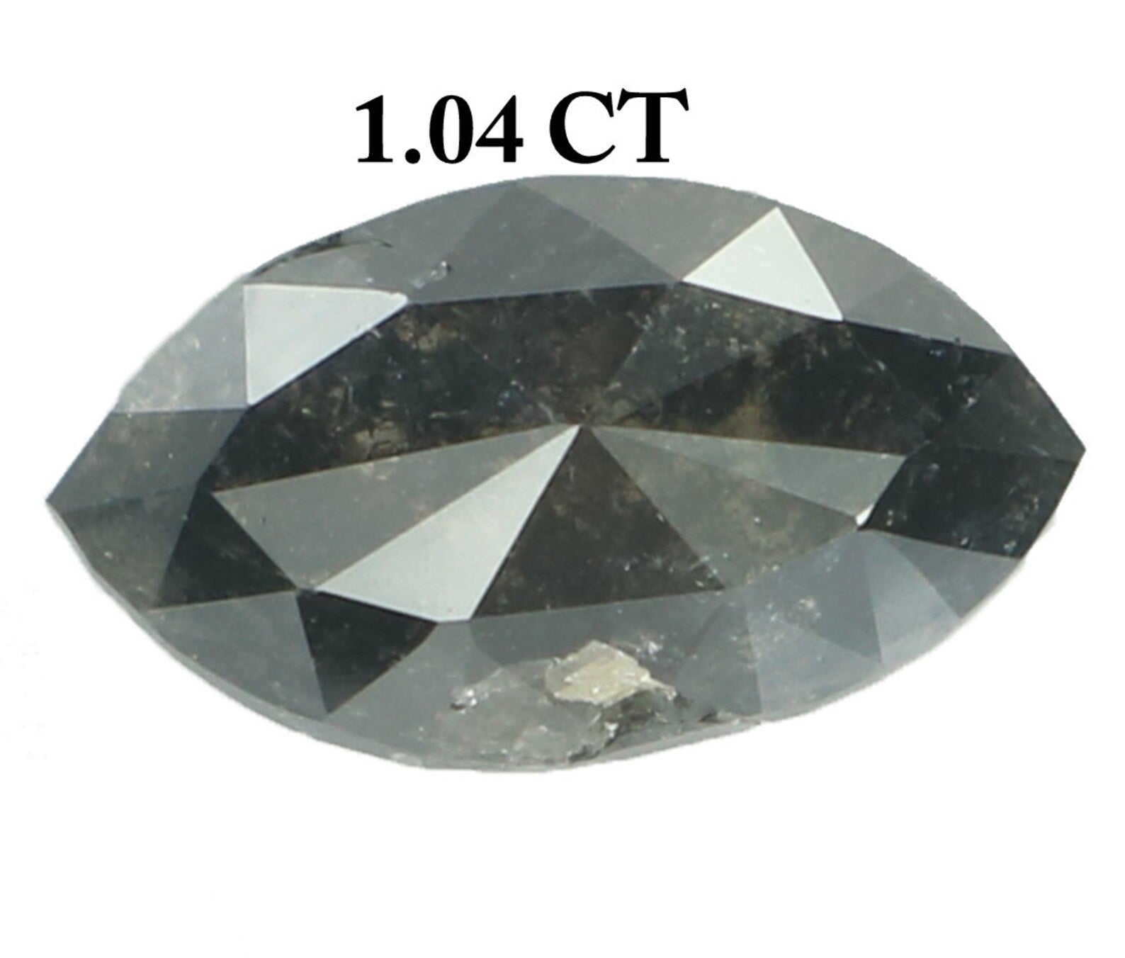 1.04 Ct Natural Loose Marquise Shape Diamond Black Color Marquise Diamond 8.50 MM Natural Loose Diamond Marquise Rose Cut Diamond N8162