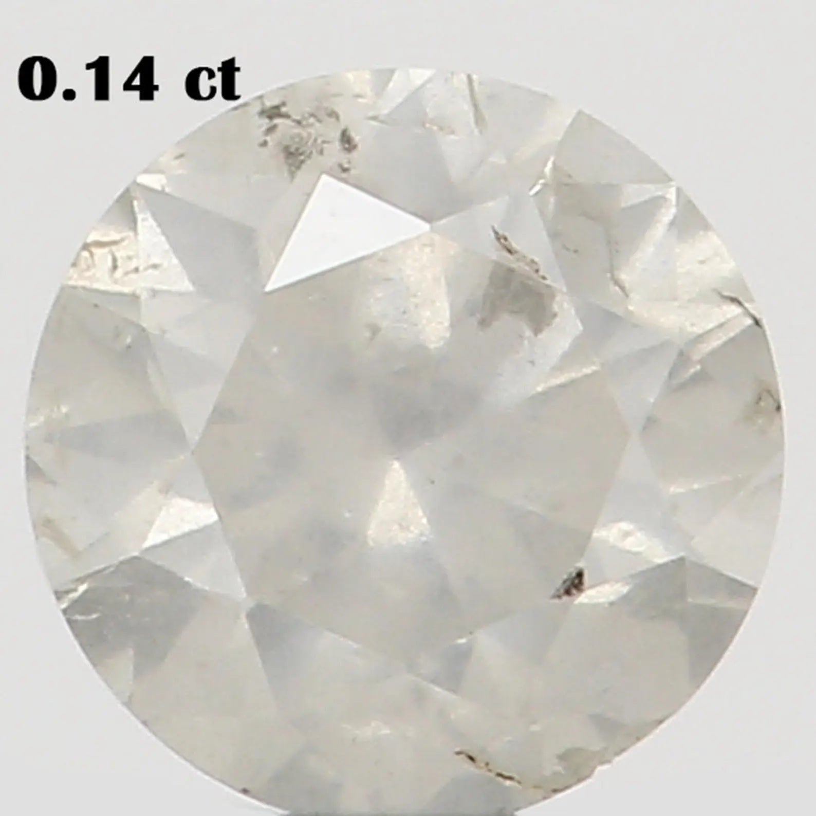 0.14 Ct Natural Loose Round Shape Diamond Grey Color Round Cut Diamond 3.30 MM Natural Loose Diamond Round Brilliant Cut Diamond N8031