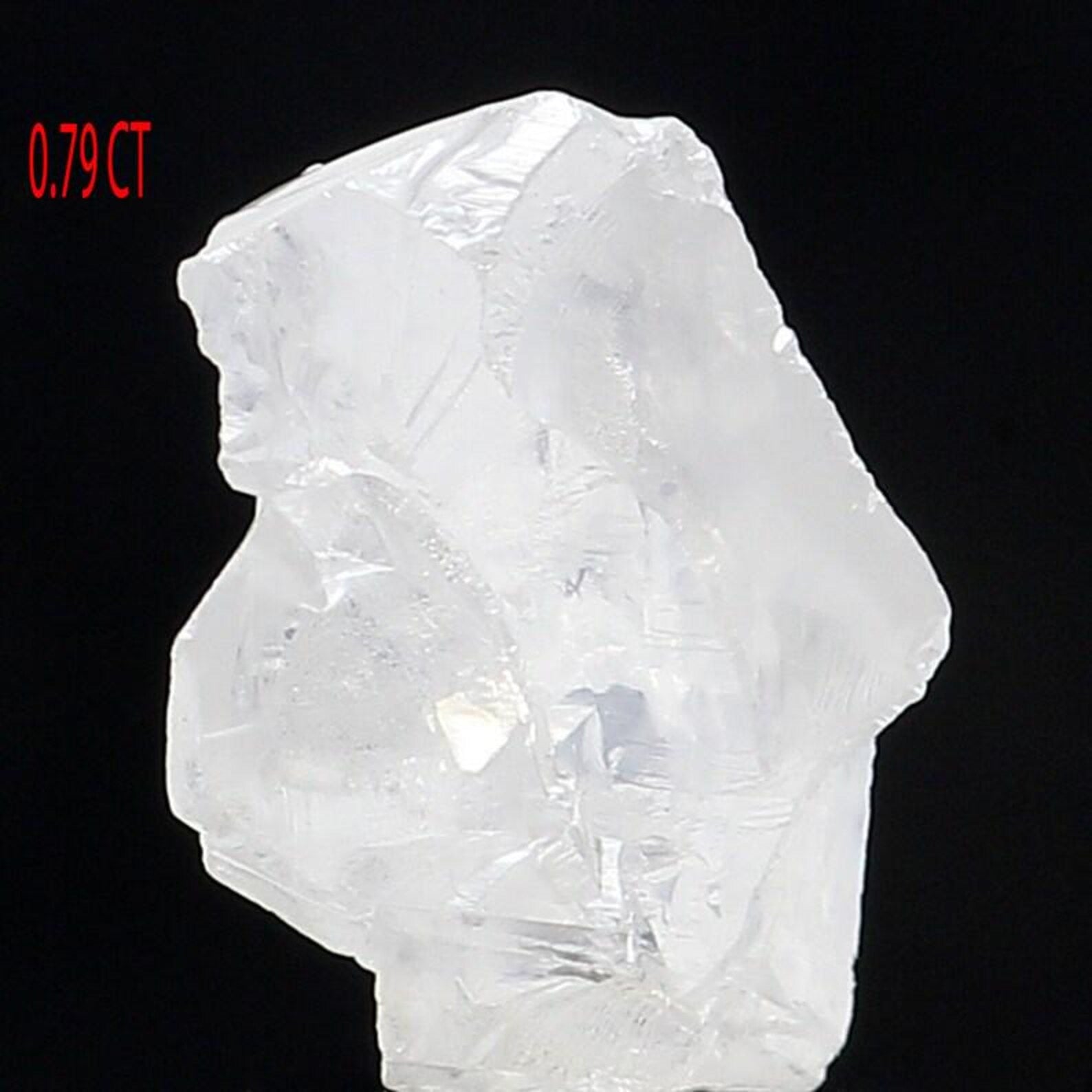 0.79 CT Natural Loose Rough Shape Diamond White - F Rough Cut Diamond 7.85 MM Natural Diamond White Color Irregular Cut Rough Diamond QN503