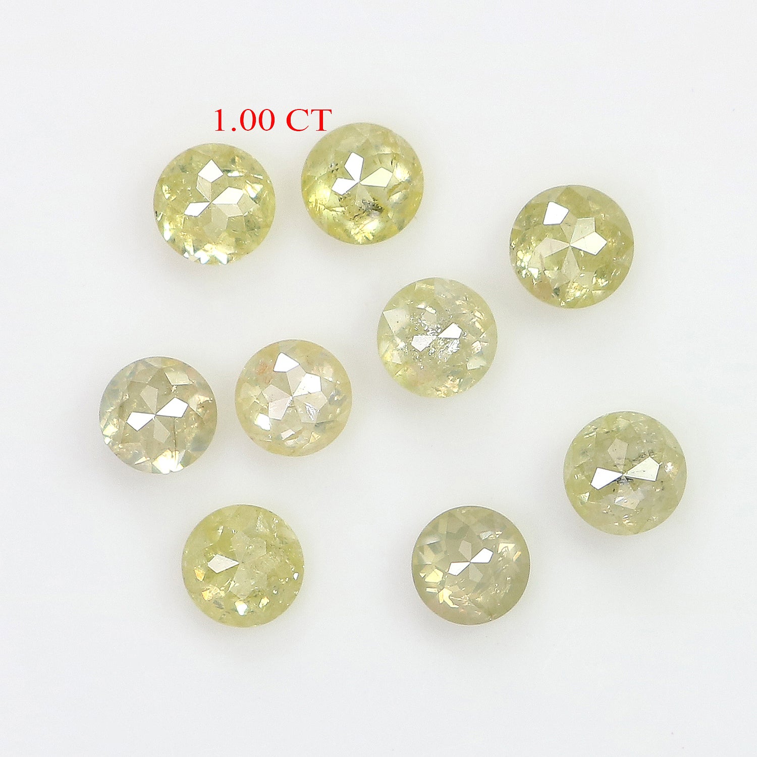 1.00 CT Natural Loose Round Diamond Yellow Color Diamond Natural Loose Diamond 2.70 MM Round Rose Cut Diamond Round Shape Diamond LQ9393