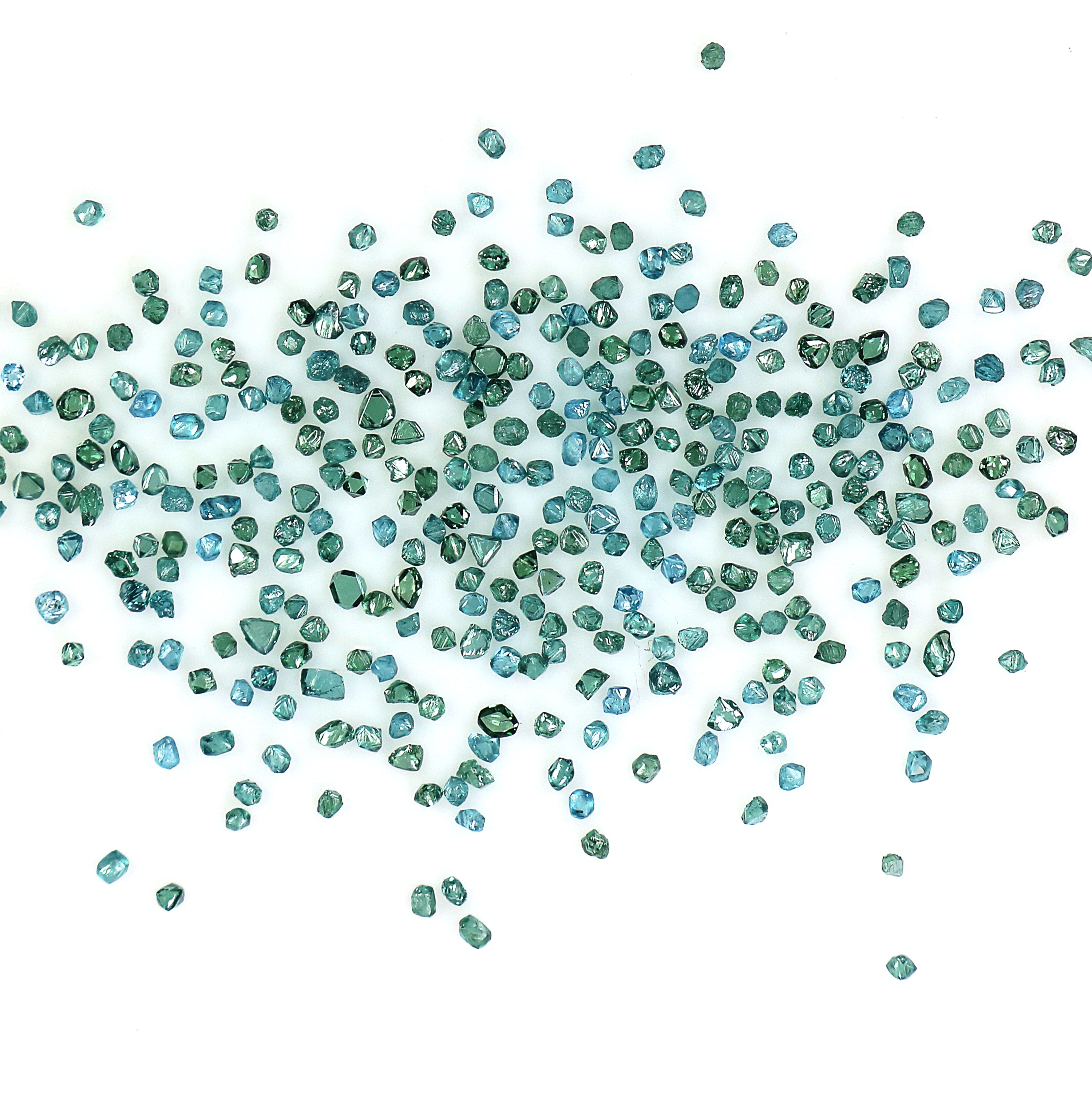 Natural Loose Diamond Raw Rough Blue Color SI1 Clarity 500 pcs lot Q82