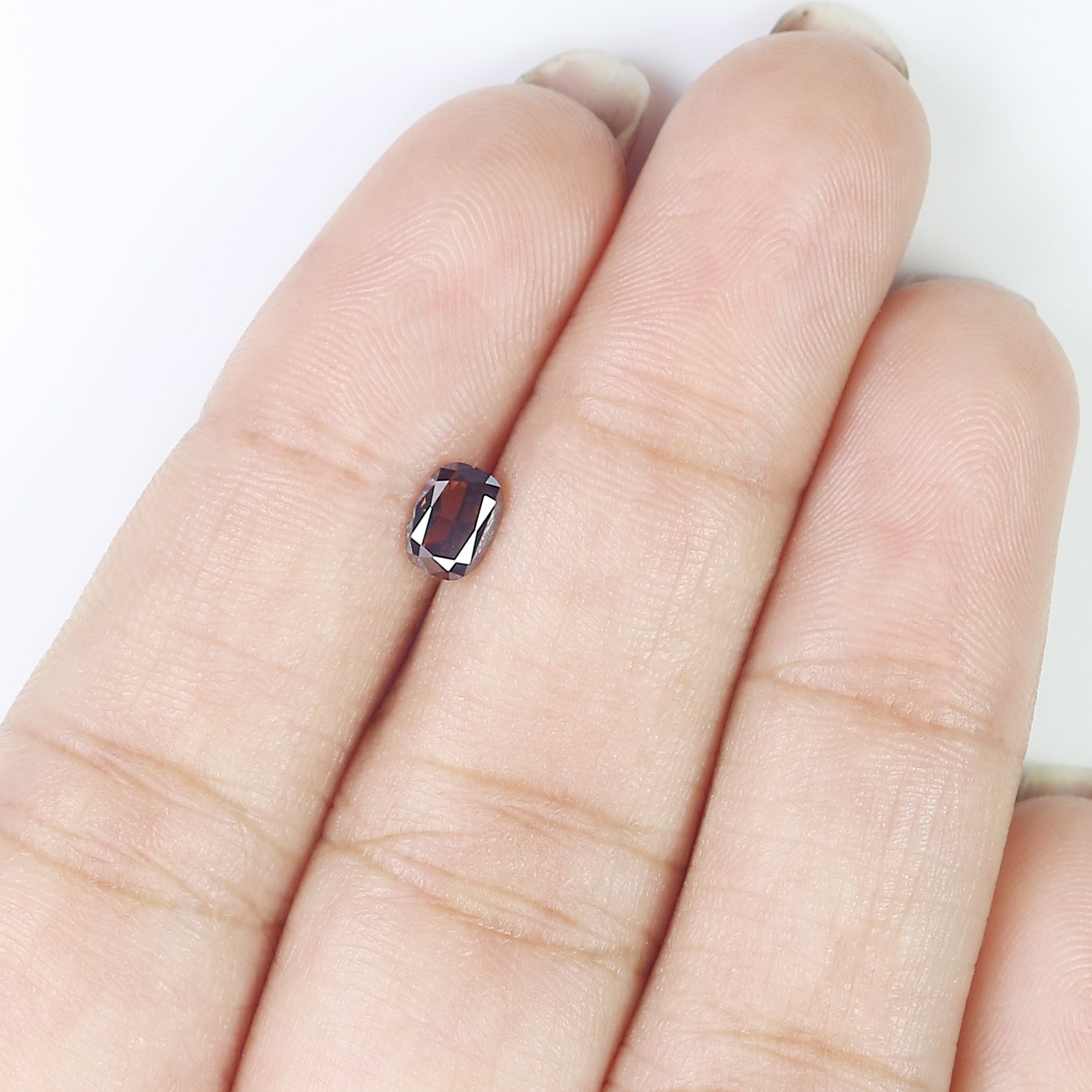 0.42 CT Natural Loose Oval Shape Diamond Brown Color Oval Cut Diamond 5.50 MM Natural Loose Brown Color Oval Brilliant Cut Diamond LQ5140