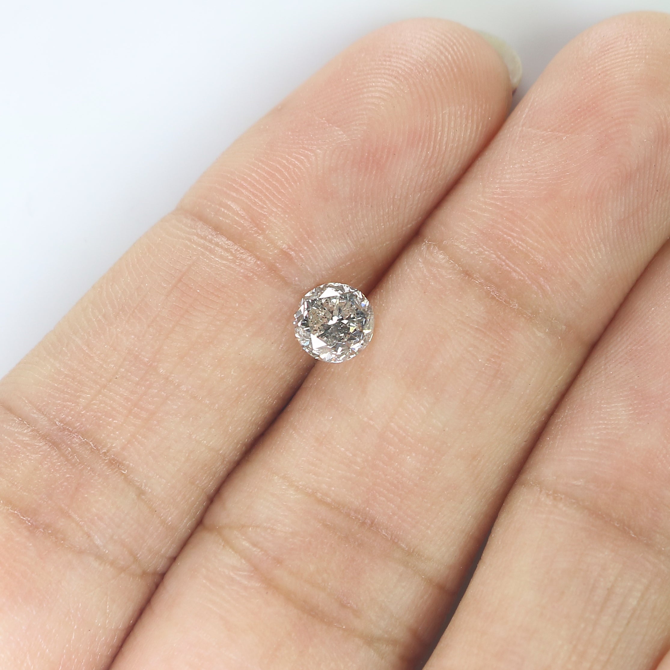 0.67 Ct Natural Loose Round Shape Diamond White - F Color Round Cut Diamond 5.15 MM Natural Loose Diamond Round Brilliant Cut Diamond QL2654