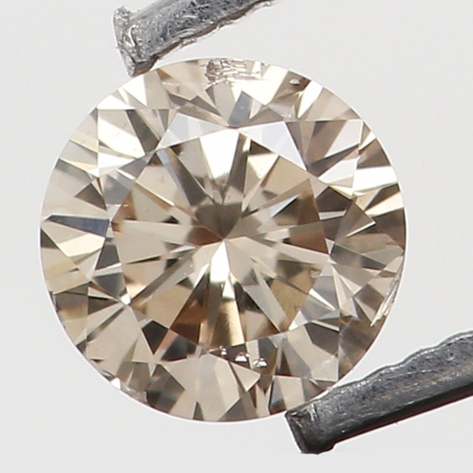 0.123 Ct Natural Loose Round Shape Diamond Brown Color Round Cut Diamond 3.10 MM Natural Loose Diamond Round Brilliant Cut Diamond N7815