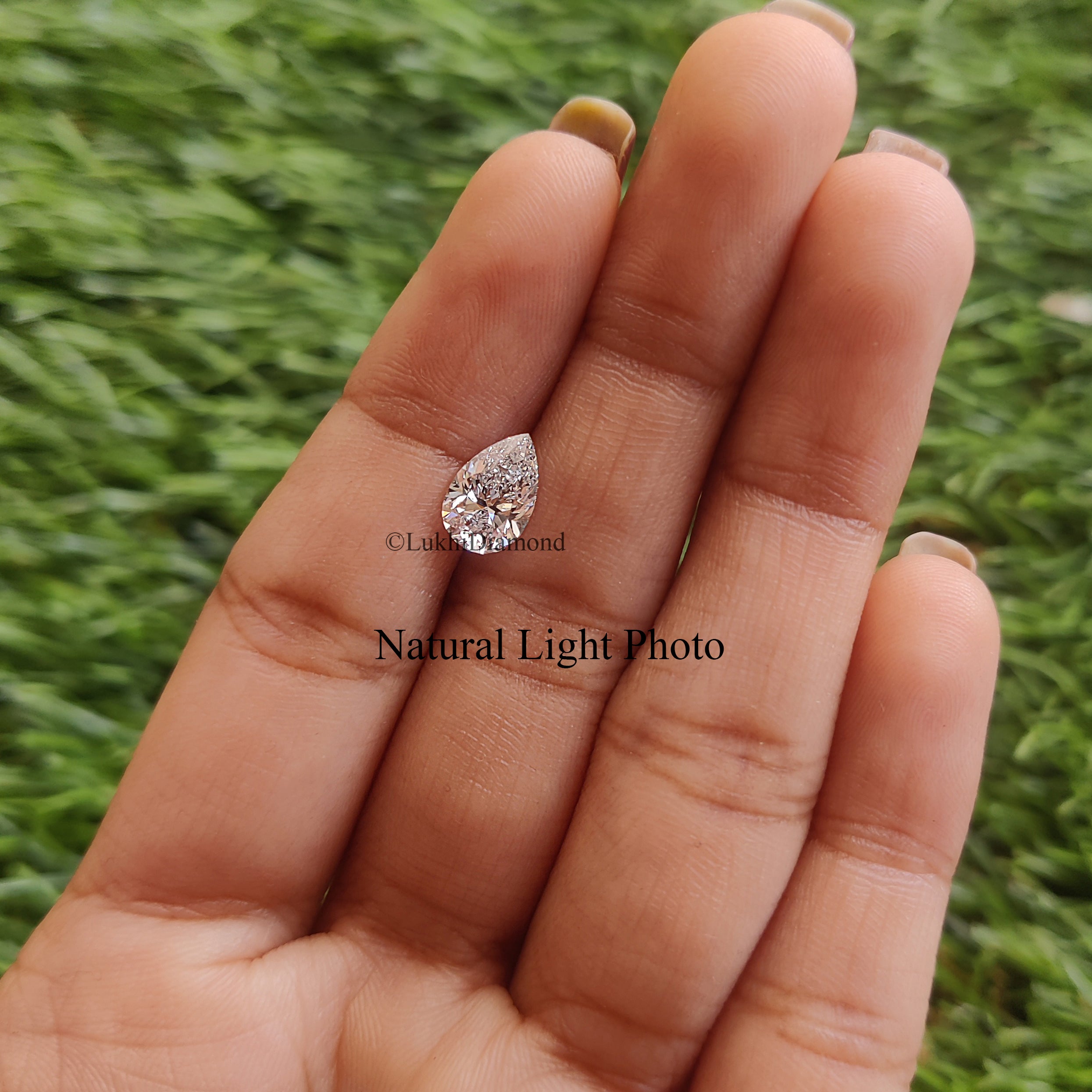 IGI Certified 1 Ct, 1.5 Ct, 2 Ct, 2.5 Ct, 3 Ct Pear Brilliant Cut Lab Grown Diamond Lab Created Loose Diamond for Engagement Ring Q152