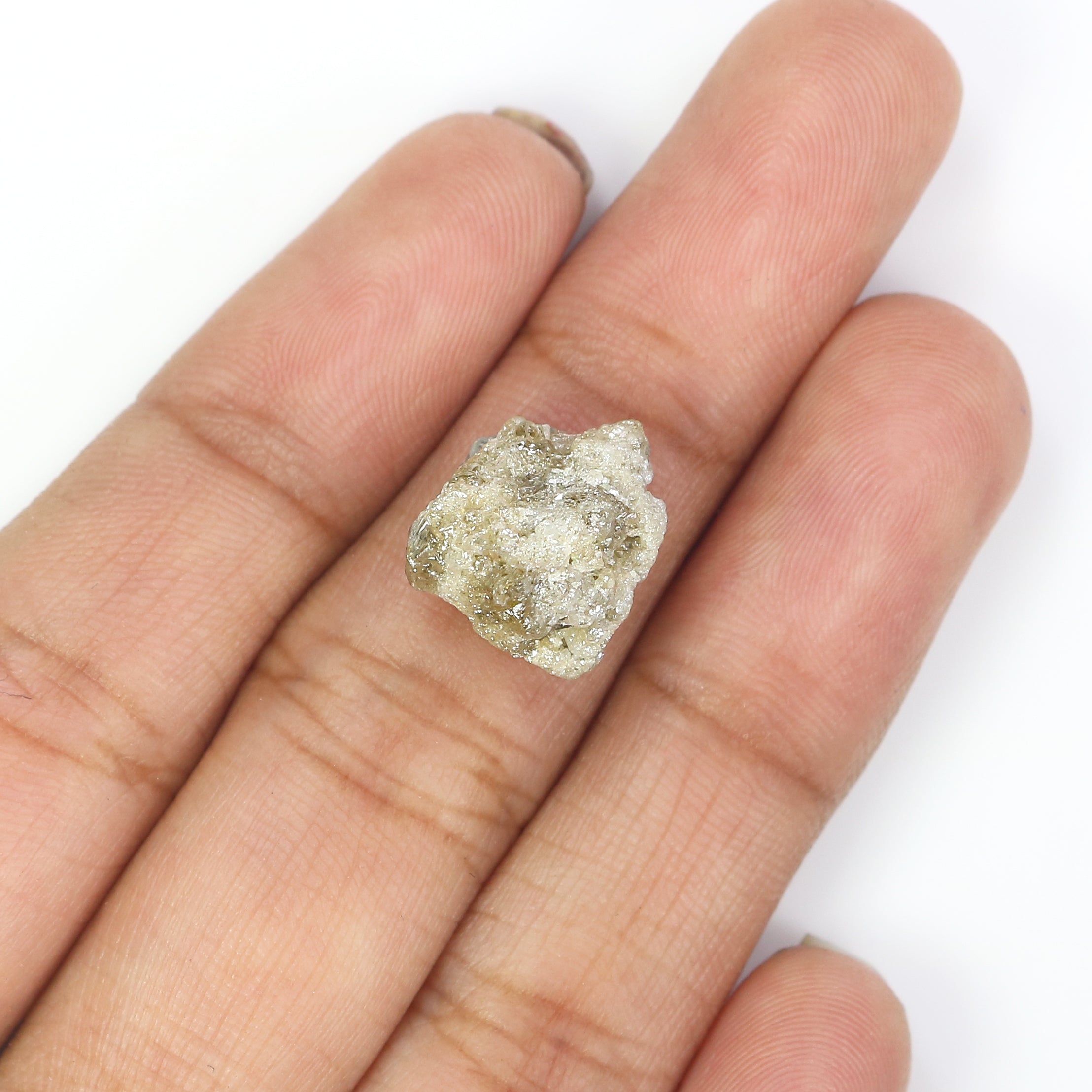 9.50 CT Natural Loose Rough Shape Diamond Grey Color Rough Diamond 12.35 MM Natural Loose Diamond Grey Color Irregular Cut Diamond LQ2934