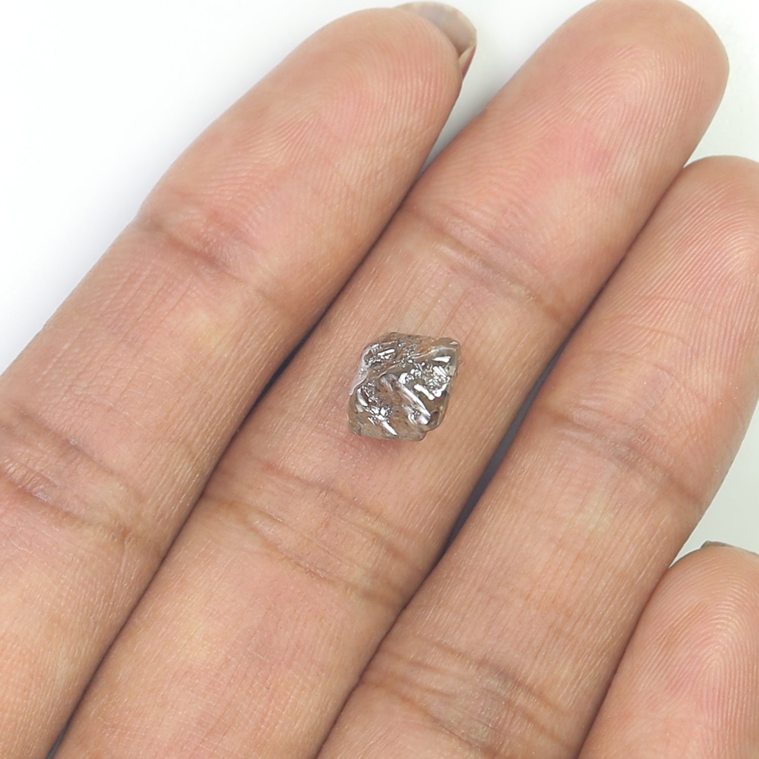 3.36 CT Natural Loose Rough Shape Diamond Brown Color Rough Diamond 9.70 MM Natural Loose Diamond Brown Color Rough Shape Diamond N284