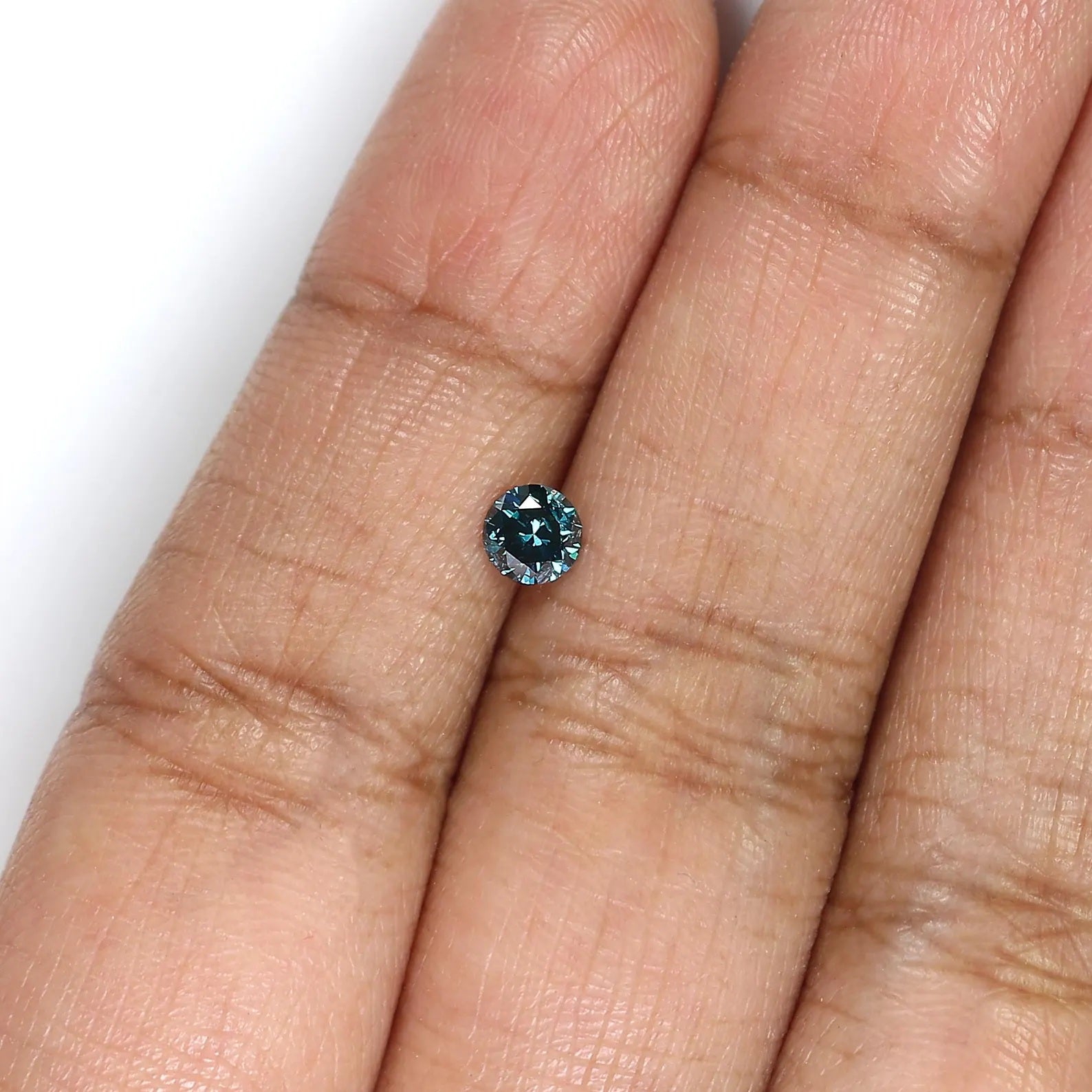 0.32 Ct Natural Loose Round Shape Diamond Blue Color Round Cut Diamond 4.30 MM Natural Diamond Blue Color Round Brilliant Cut Diamond NQ1369