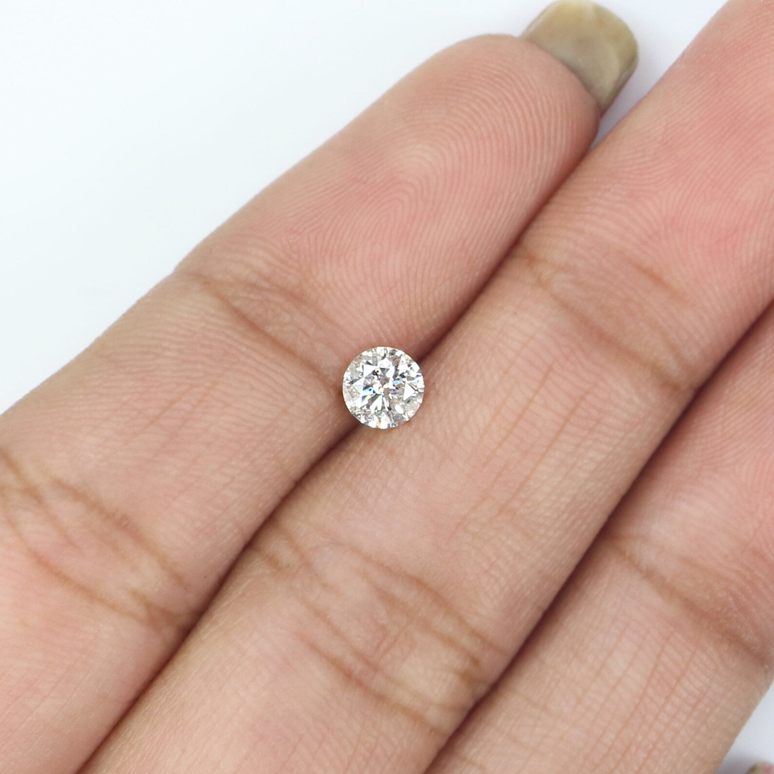 0.31 CT Natural Loose Round Shape Diamond Grey Color Round Cut Diamond 4.30 MM Natural Loose Diamond Round Brilliant Cut Diamond N7708