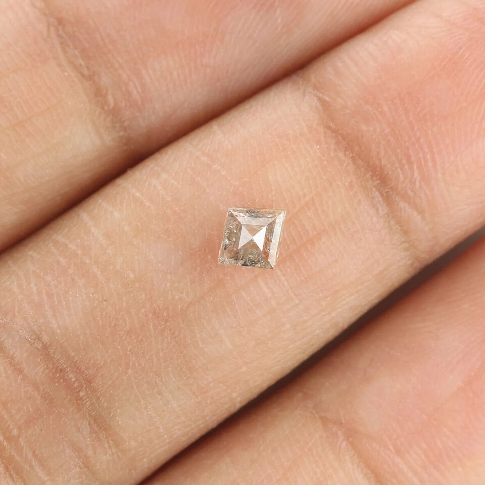 0.32 CT Natural Loose Kite Shape Diamond Grey Brown Color Kite Shape Diamond 5.15 MM Natural Loose Grey Brown Kite Rose Cut Diamond NQ432