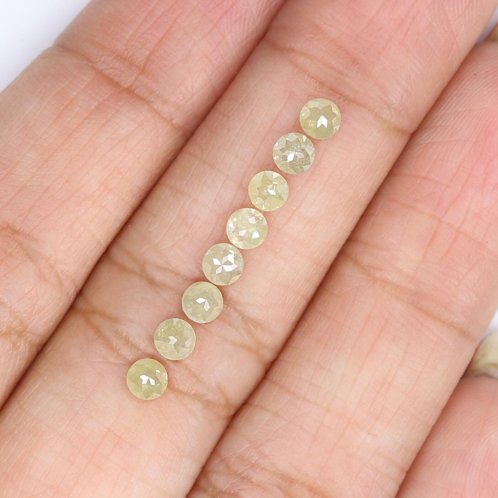 1.28 CT Natural Loose Round Shape Diamond Gray Color Round Diamond 3.10 MM Natural Loose Diamond Gray Color Round Rose Cut Diamond NQ7799