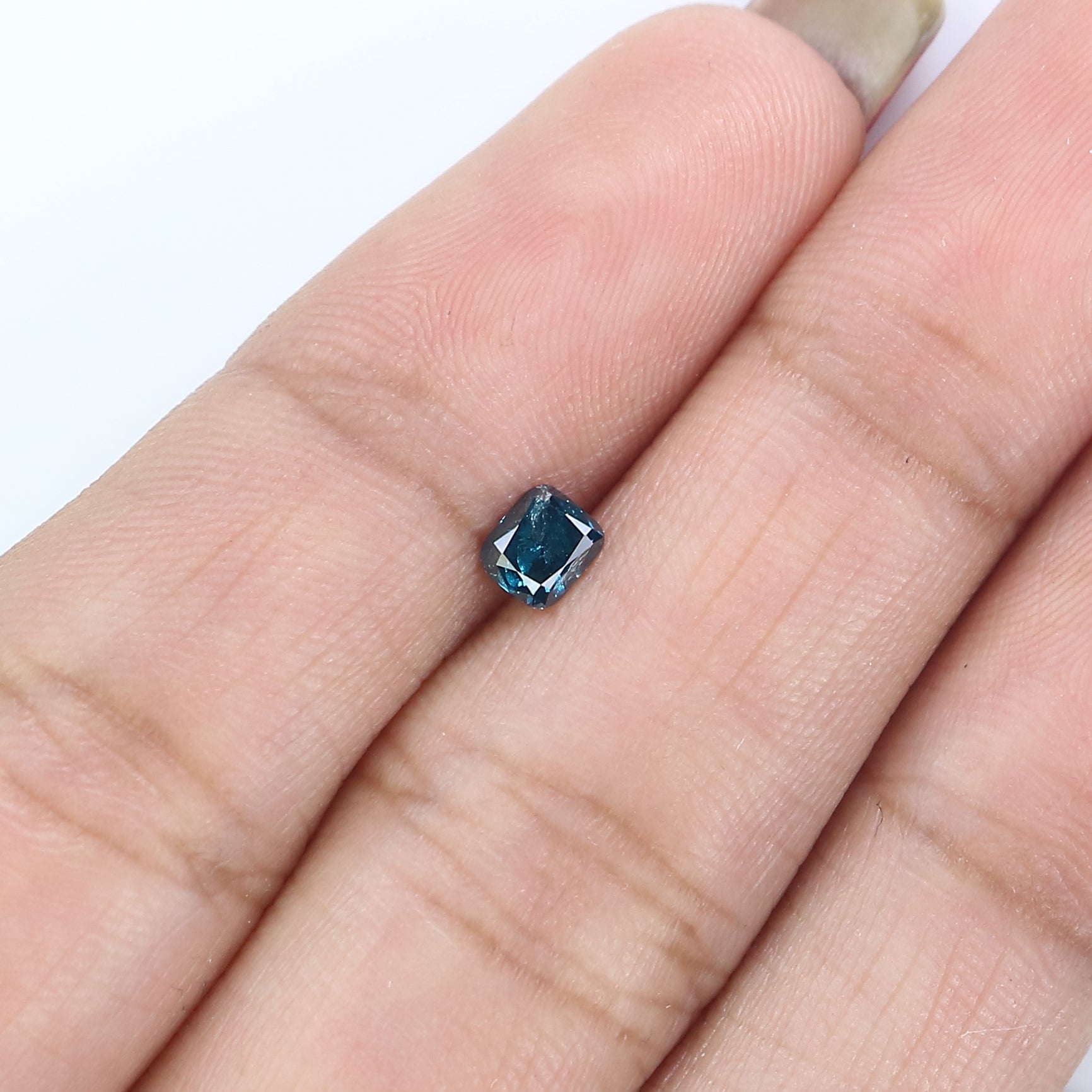Natural Loose Cushion Diamond, Blue Color Diamond, Natural Loose Diamond, Cushion Rose Cut Diamond, 0.27 CT Cushion Shape Diamond L4388