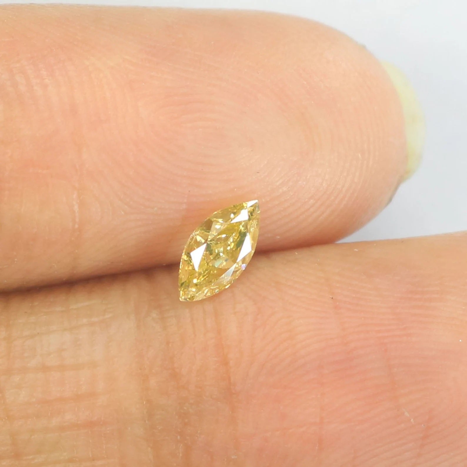 0.27 Ct Natural Loose Diamond Marquise Cut Yellow Color Diamond Natural Marquise Shape Diamond 6.40 MM Marquise Rose Cut Diamond N9825