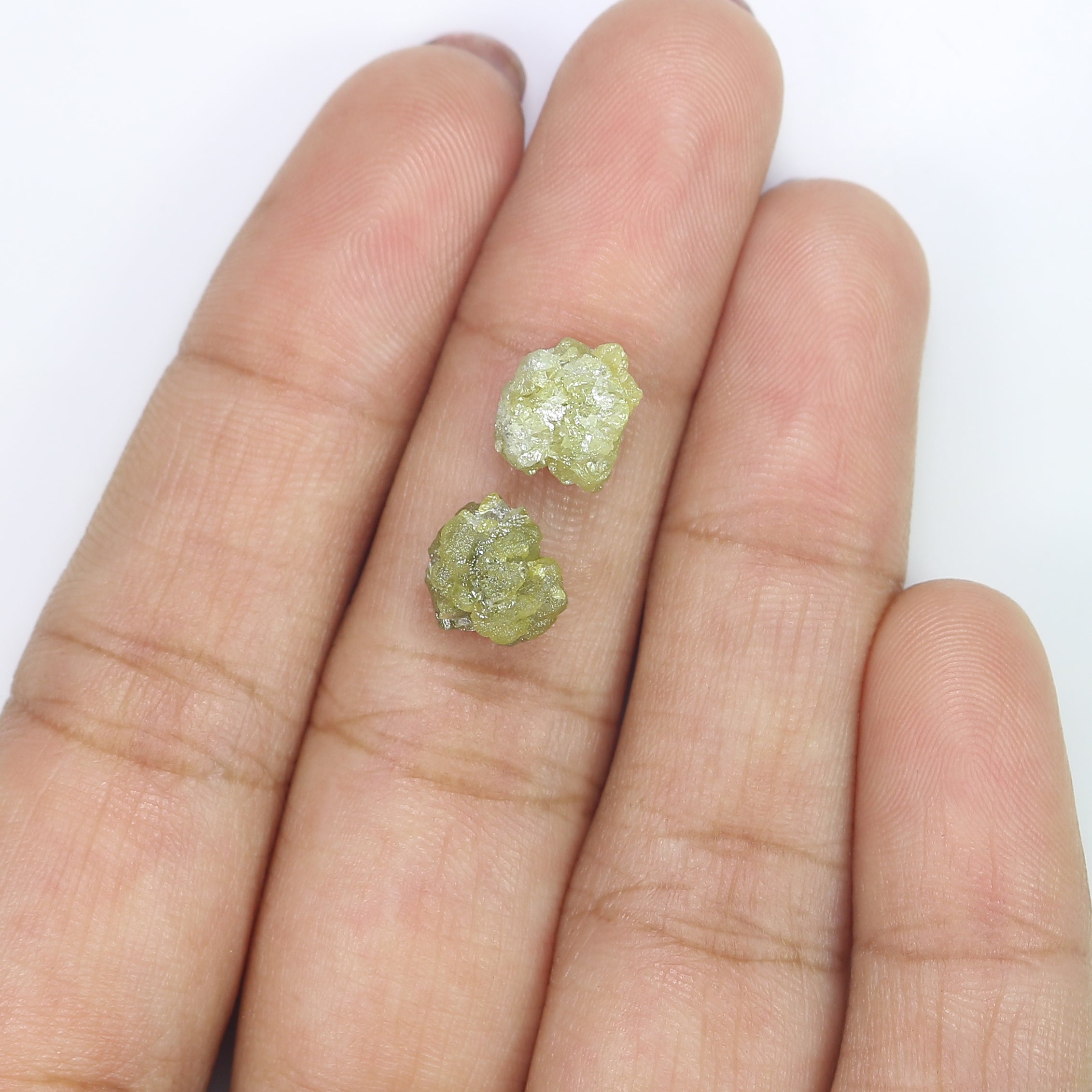 5.21 CT Natural Loose Rough Shape Diamond Yellow Color Rough Uncut Diamond 8.55 MM Natural Yellow Diamond Rough Irregular Cut Diamond LQ3371