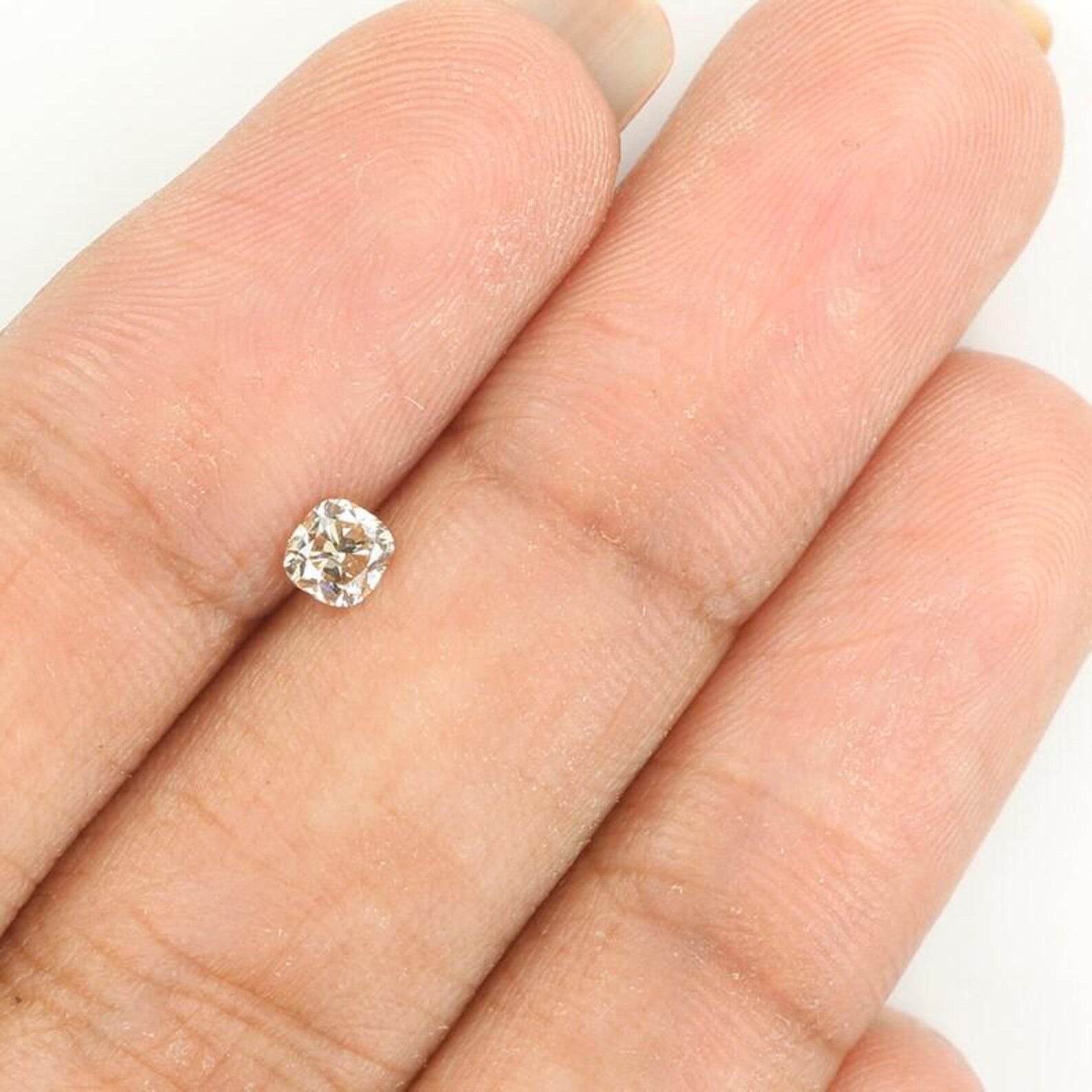 0.27 CT Natural Loose Cushion Shape Diamond Brown Color Cushion Diamond 3.60 MM Natural Brown Color Cushion Brilliant Cut Diamond NQ1165