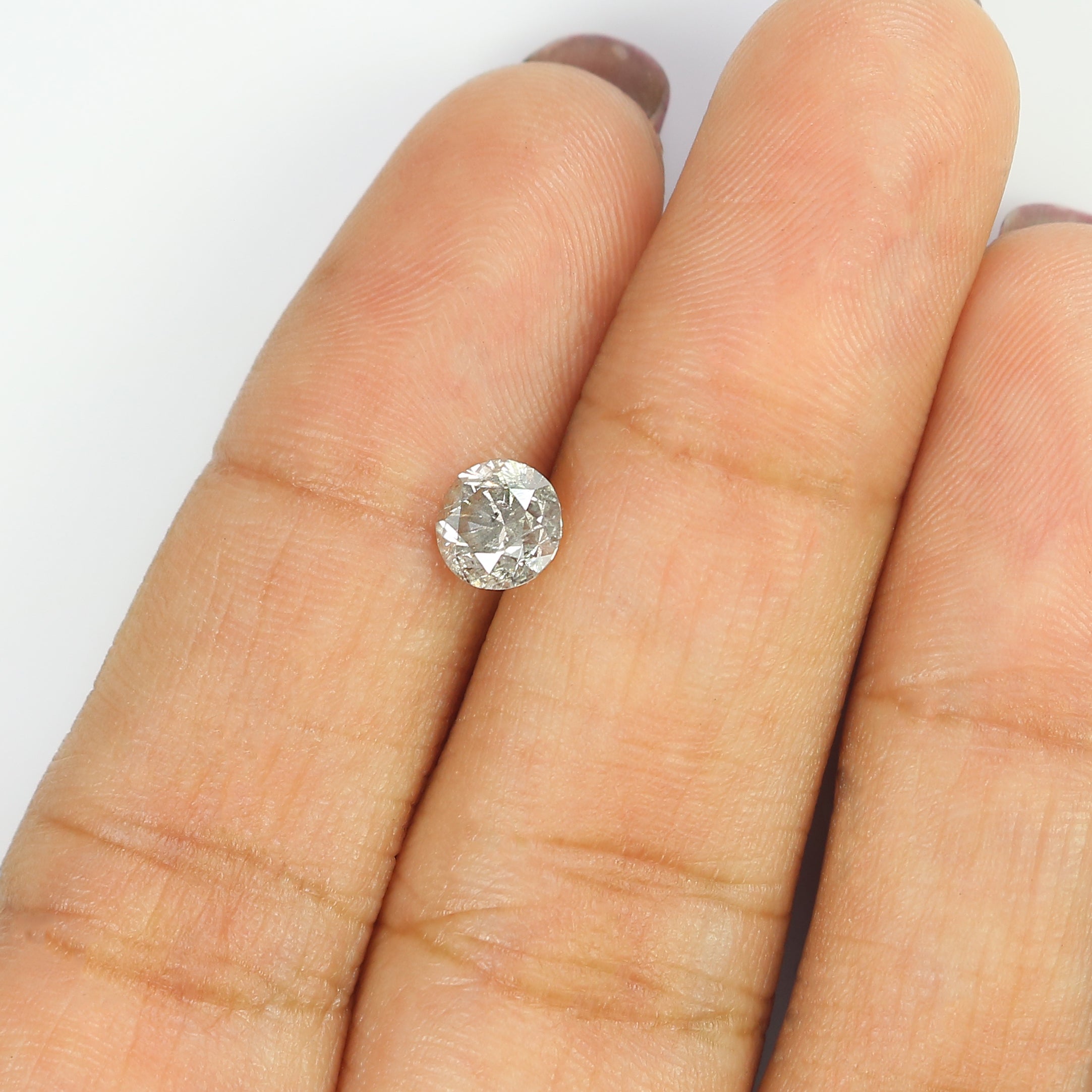 0.76 CT Natural Loose Round Shape Diamond White H-I Color Round Diamond 5.60 MM Natural Loose White Color Round Brilliant Cut Diamond LQ4458