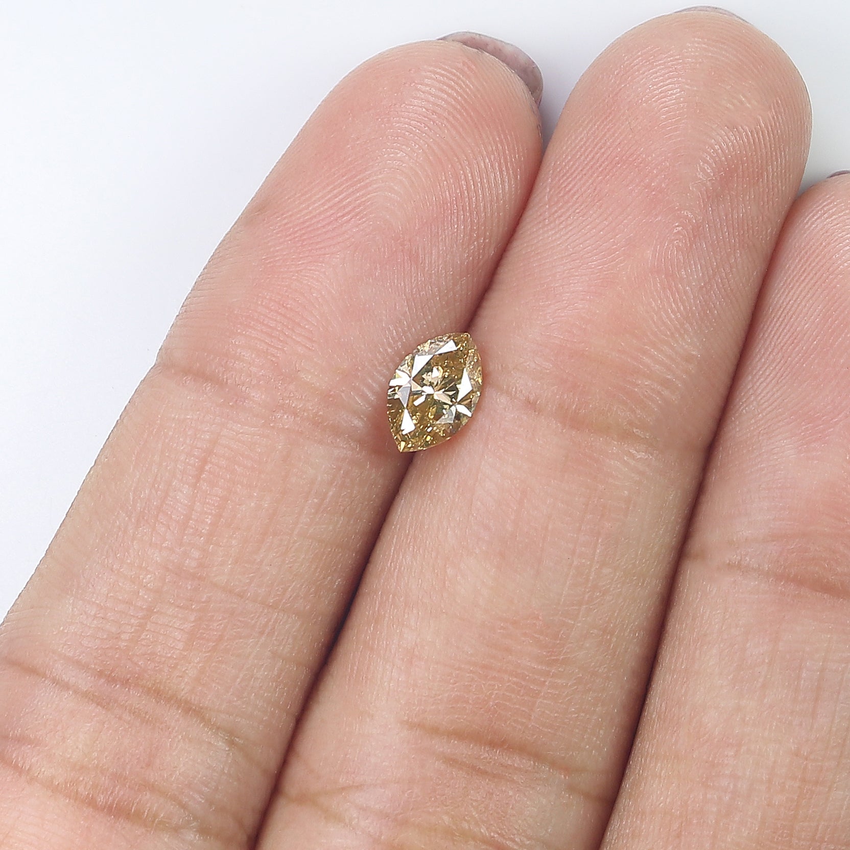 0.60 Ct Natural Loose Marquise Shape Diamond Champion Brown Color Diamond 7.10 MM Natural Loose Diamond Brown Marquise Cut Diamond LQ6080