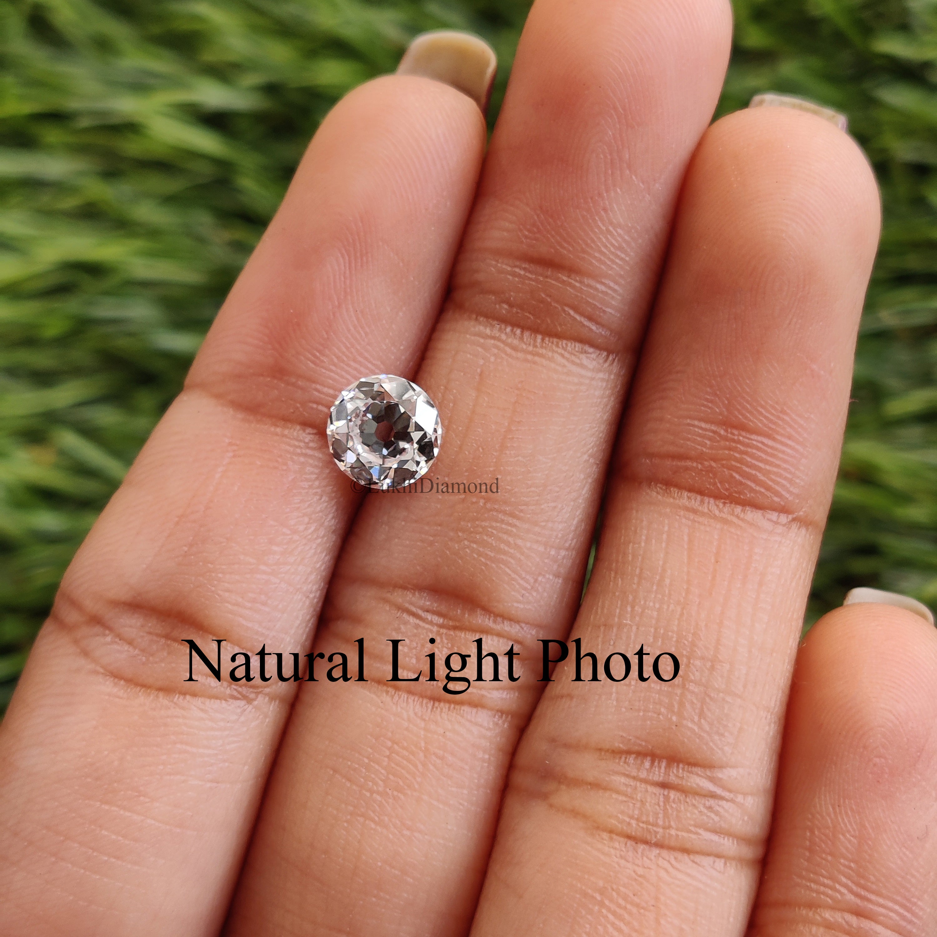 1 CT Round Old European Cut Lab Grown Diamond Lab Created Loose Diamond Round CVD Diamond Lab Made Round Cut for Engagement Ring Q141