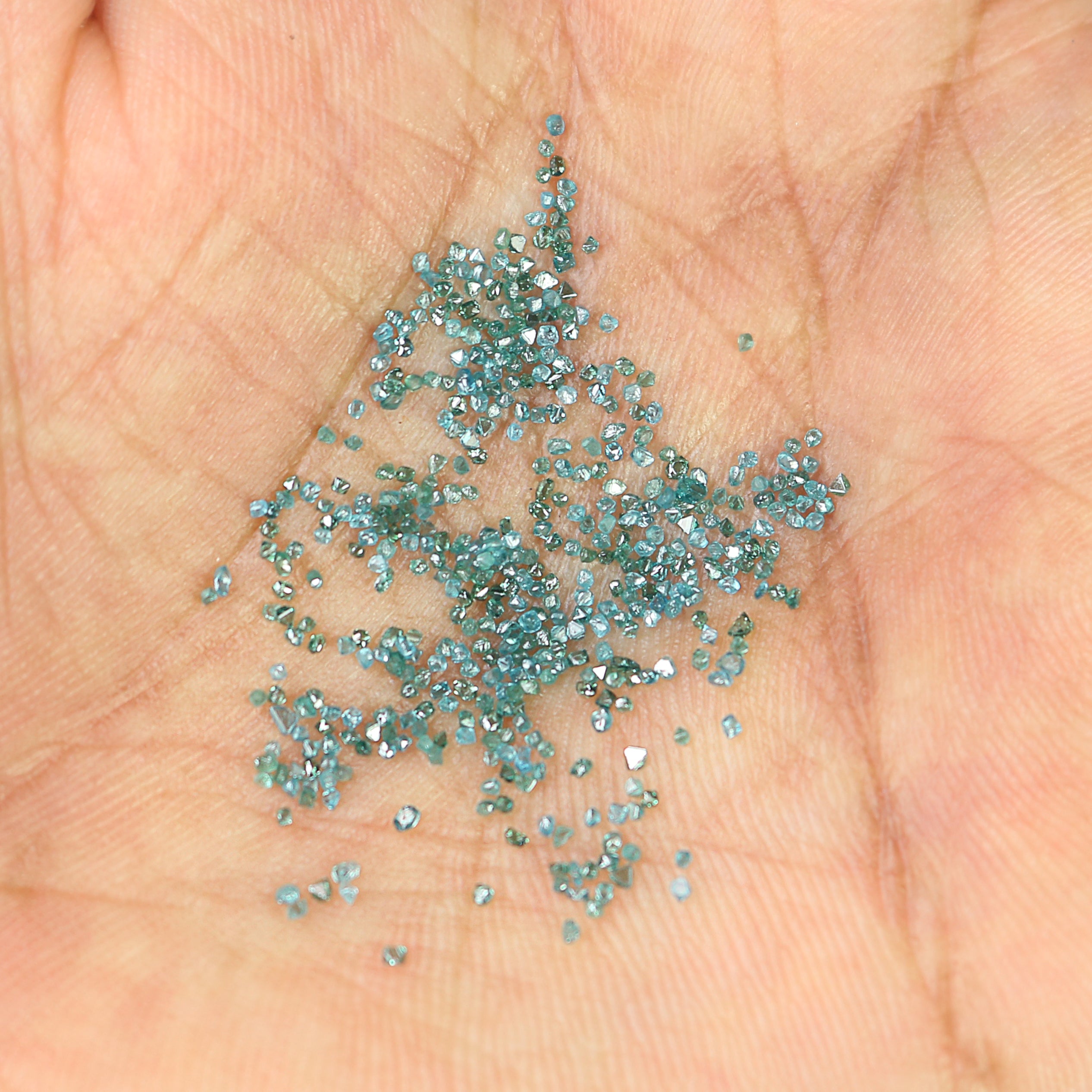 Natural Loose Diamond Raw Rough Blue Color SI1 Clarity 500 pcs lot Q82