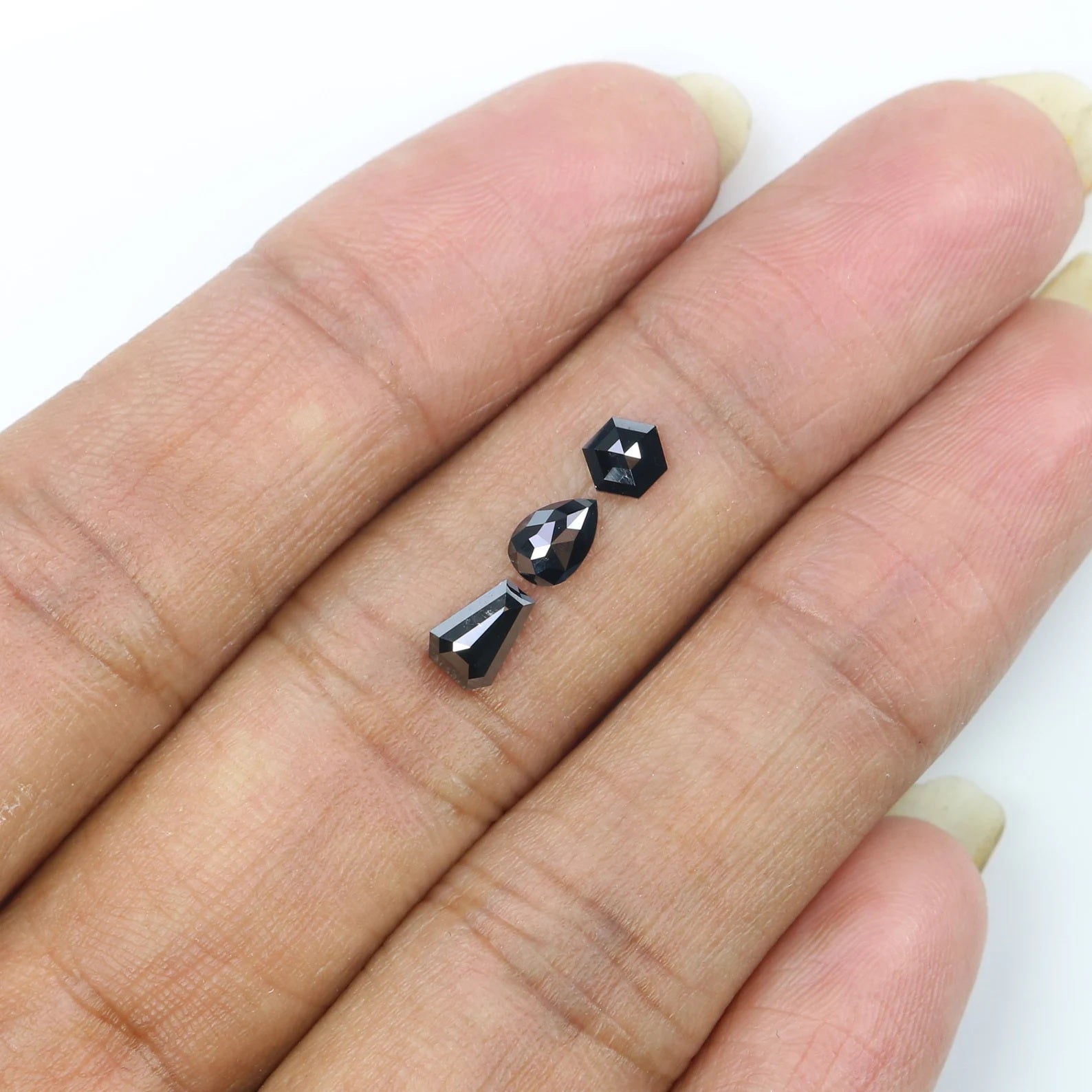 Natural Loose Mix Shape Diamond, Natural Loose Diamond, Black Color Mix Shape Diamond, Mix Shape Cut Diamond, 0.86 CT Mix Shape KDN2266