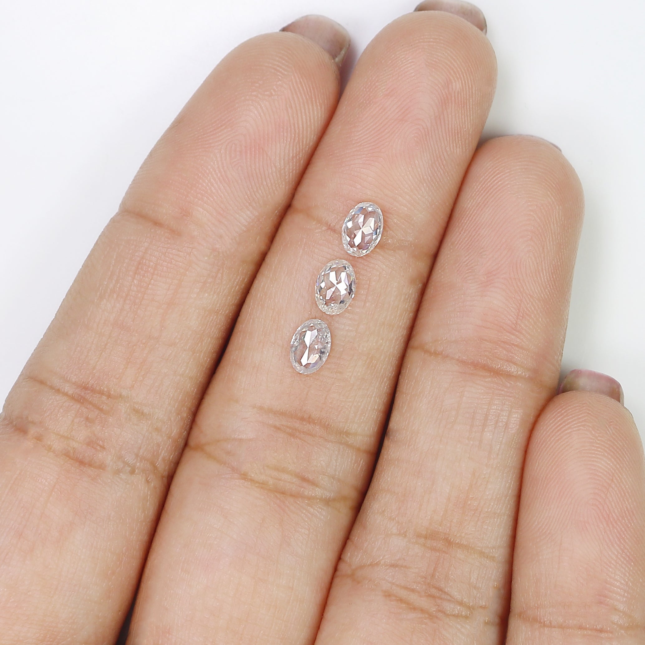 0.79 CT Natural Loose Oval Shape Diamond Grey Color Oval Cut Diamond 5.00 MM Natural Loose Grey Oval Diamond Oval Cut Diamond L3415
