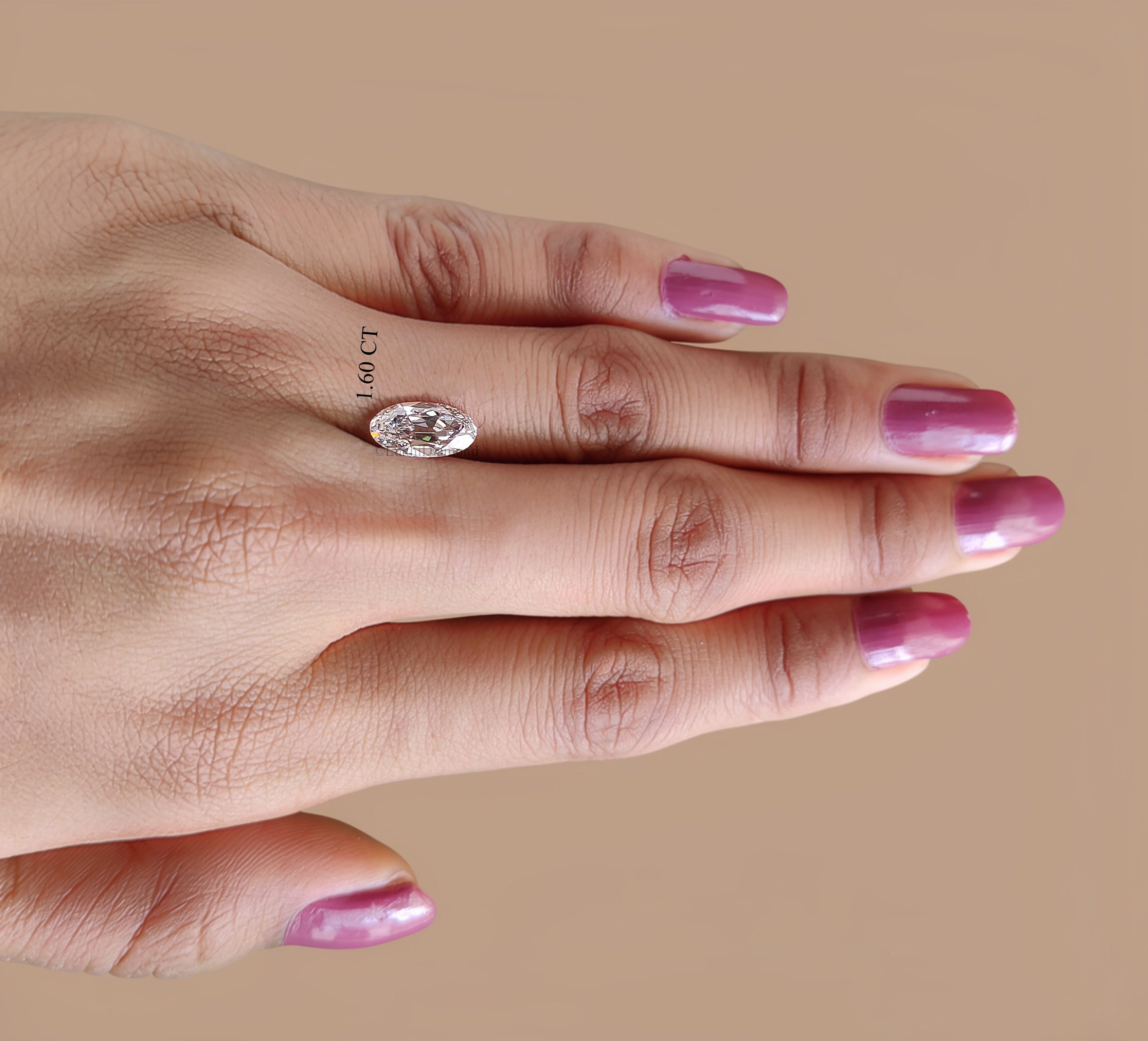 Lab Grown Oval Cut Diamond Old European Old Mine Cut Loose Diamond White Colorless CVD Stone Engagement Ring Antique Style Diamond Q206