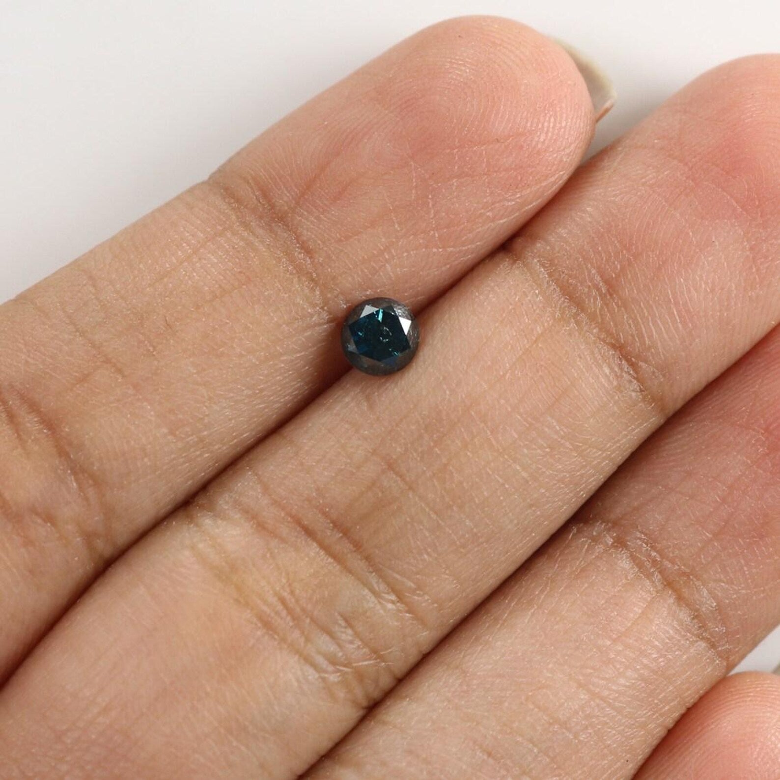 0.48 CT Natural Loose Round Shape Diamond Blue Color Round Cut Diamond 4.50 MM Natural Loose Diamond Round Brilliant Cut Diamond NQ9795