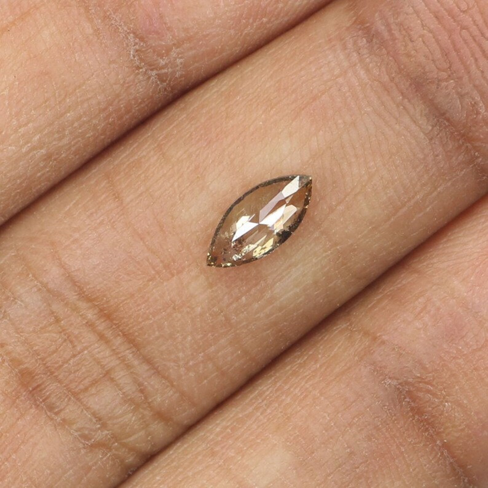 0.33 CT Natural Loose Marquise Shape Diamond Green Color Marquise Cut Diamond 7.30 MM Natural Loose Diamond Marquise Rose Cut Diamond NQ1003