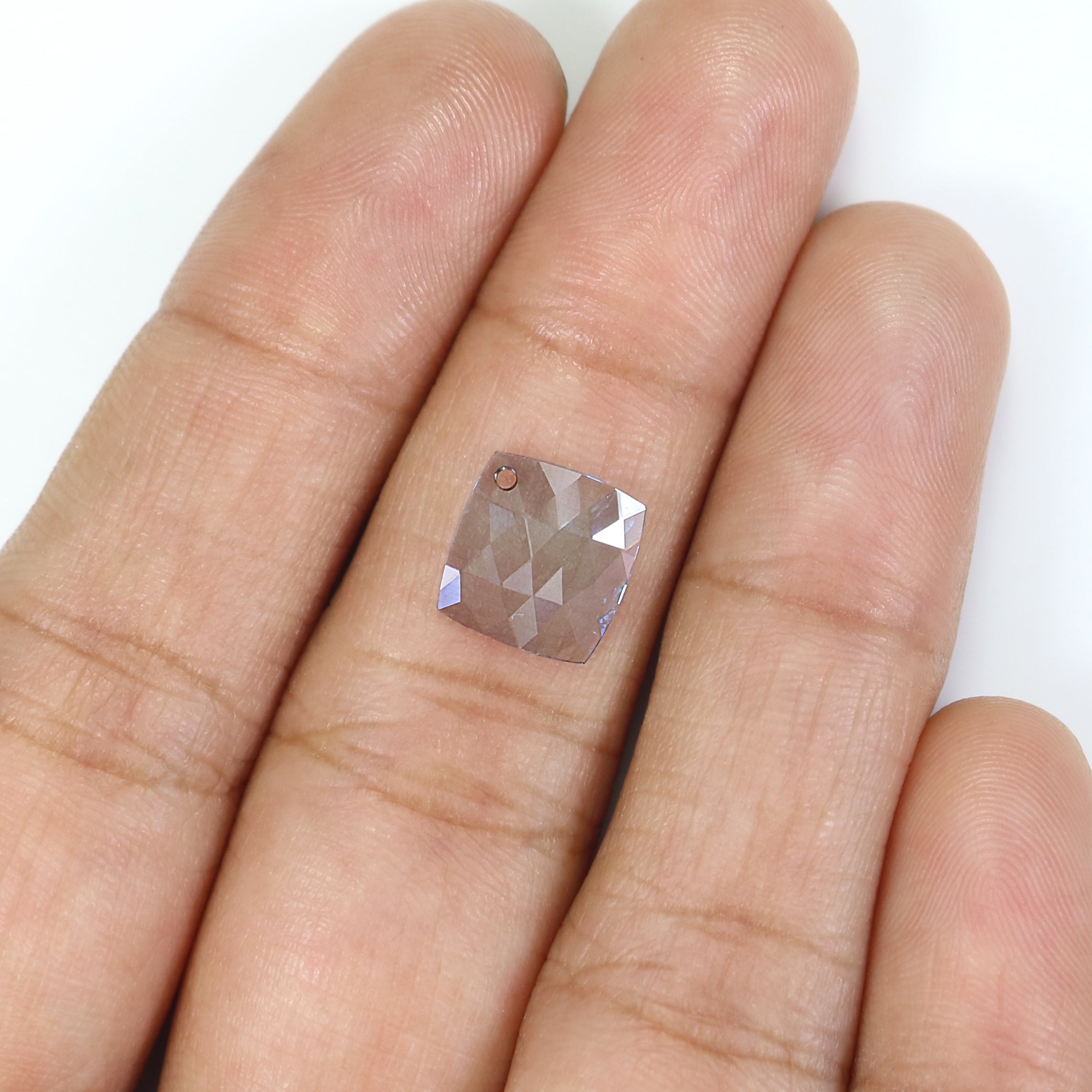 1.16 CT Lab Grown Square Cut Diamond Blue Color Diamond VS1 Clarity Diamond Lab Grown Diamond CVD Diamond Lab Created Rose Cut Diamond L3473