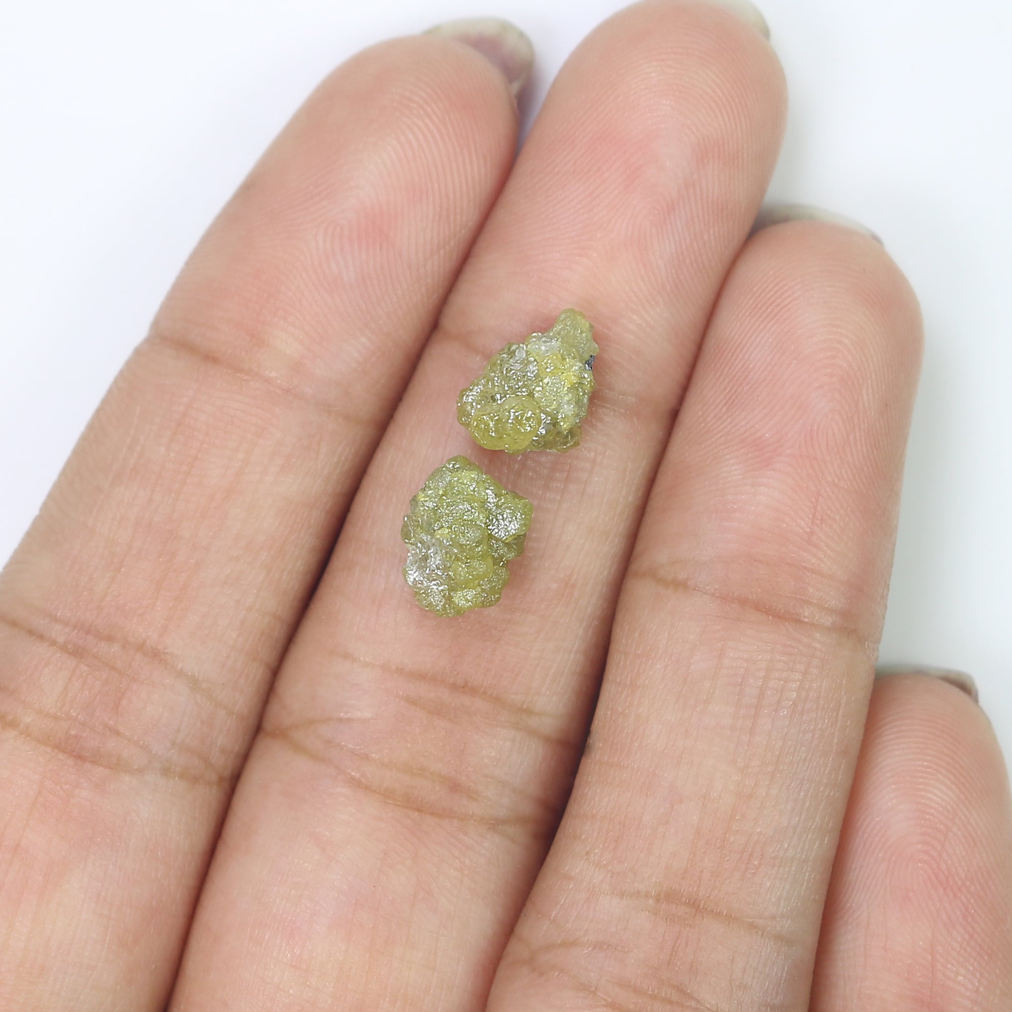 3.78 CT Natural Loose Rough Shape Diamond Yellow Color Rough Uncut Diamond 9.00 MM Natural Grey Color Rough Irregular Cut Diamond LQ3360