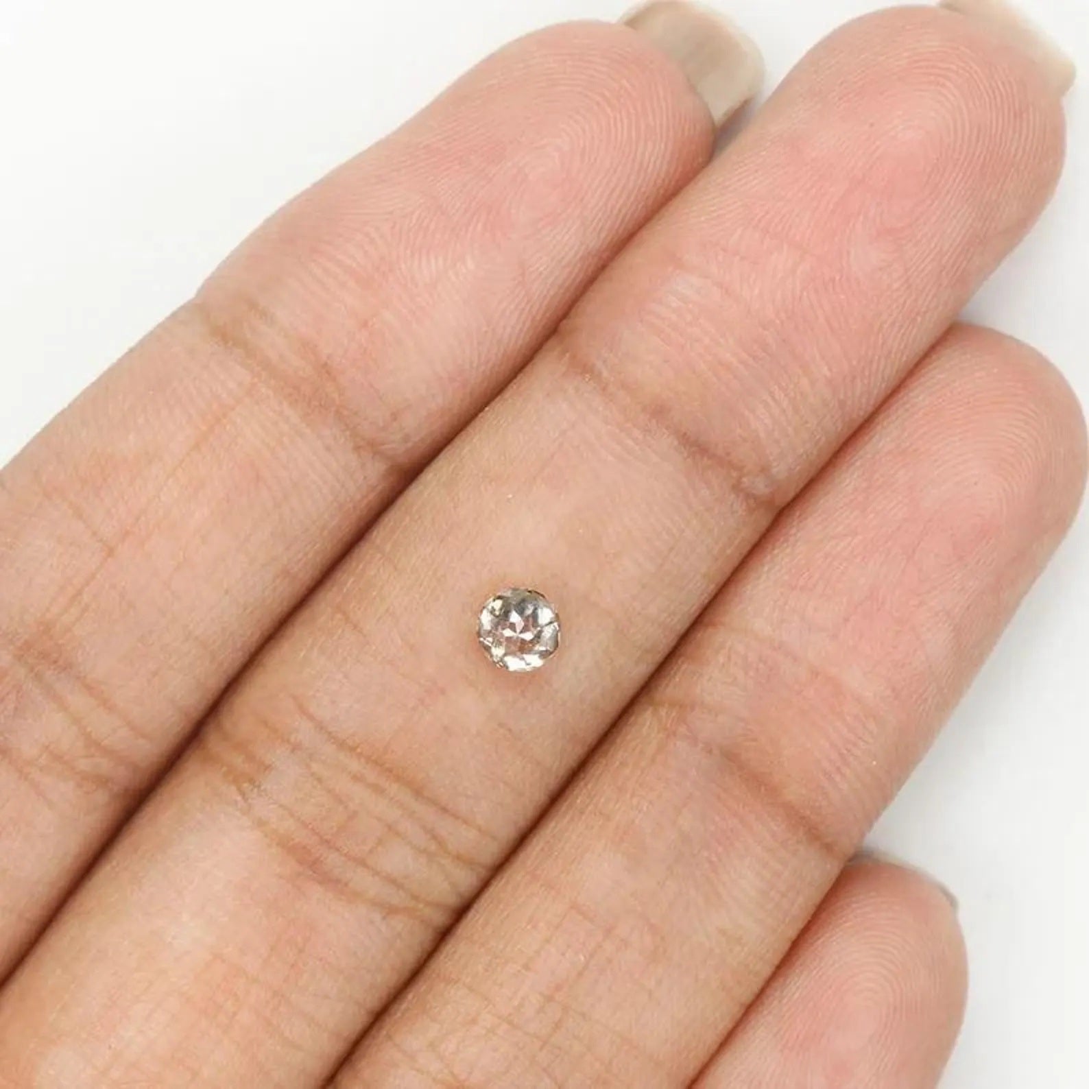 0.28 CT Natural Loose Round Shape Diamond Brown Color Round Cut Diamond 3.90 MM Natural Loose Brown Color Round Rose Cut Diamond NQ1176