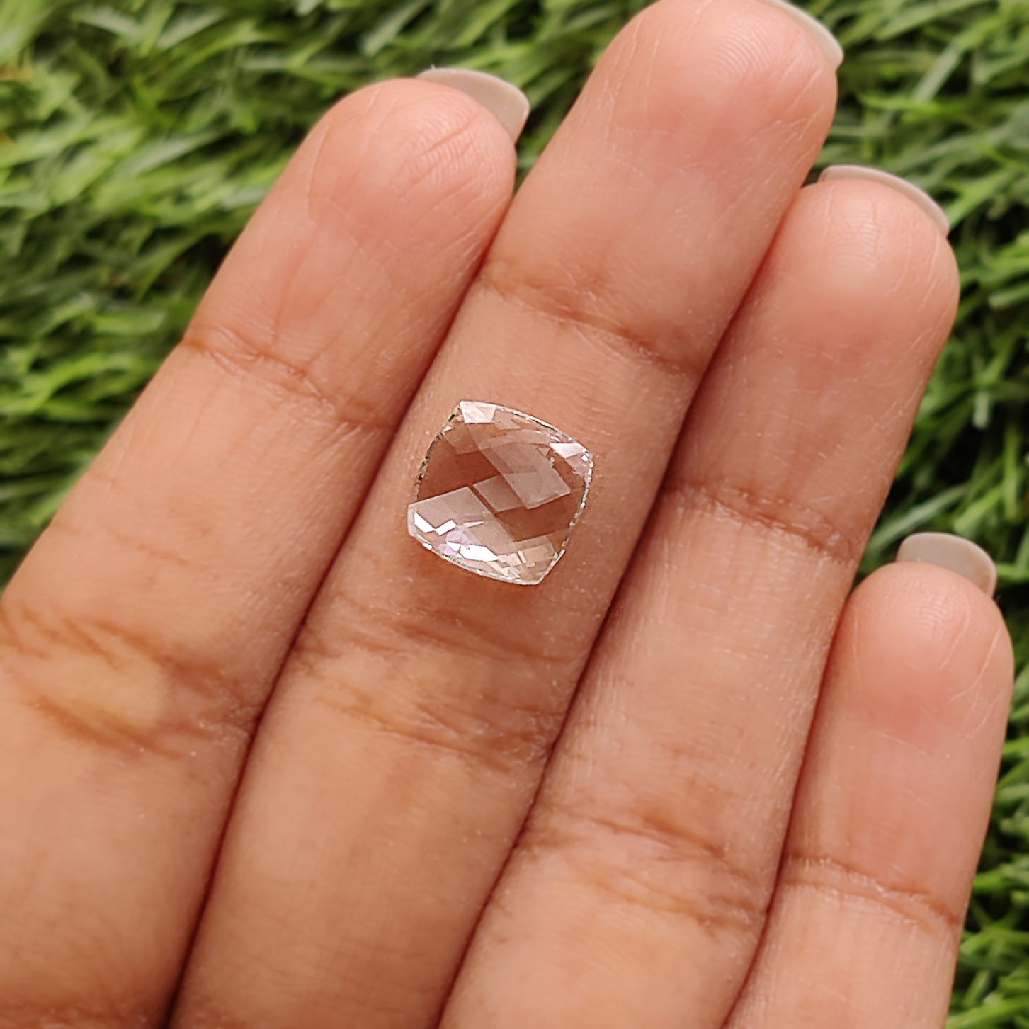 2.30 CT Lab Grown Square Cut Diamond White - F Color VS2 Clarity Diamond Lab Grown Diamond CVD Diamond Lab Created Rose Cut Diamond L3435