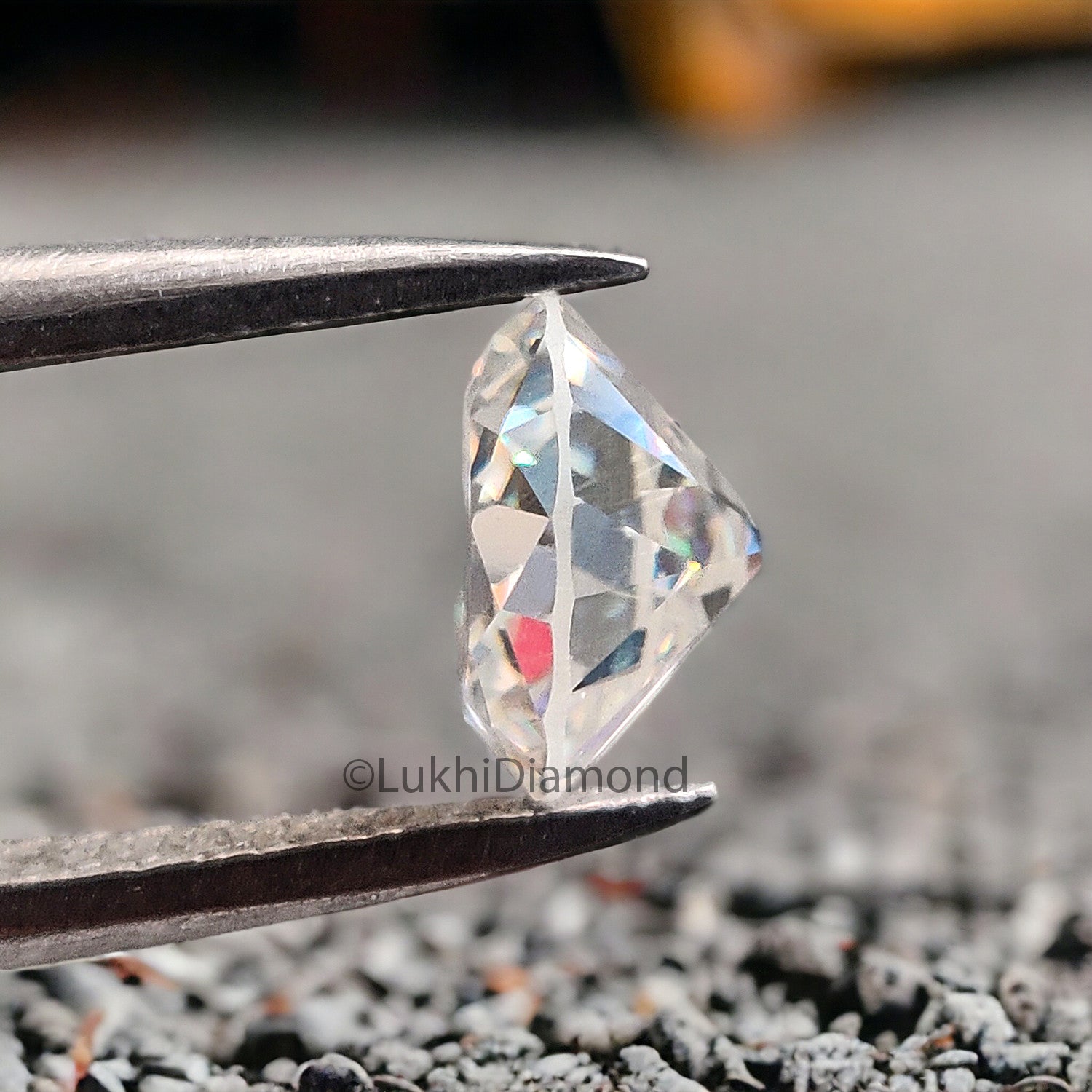 Round Old European Cut Loose White Moissanite Stone 6.5,7,8,9 MM Vintage Antique Handcrafted Eye Clean Moissanite Engagement Gift Ring Q119