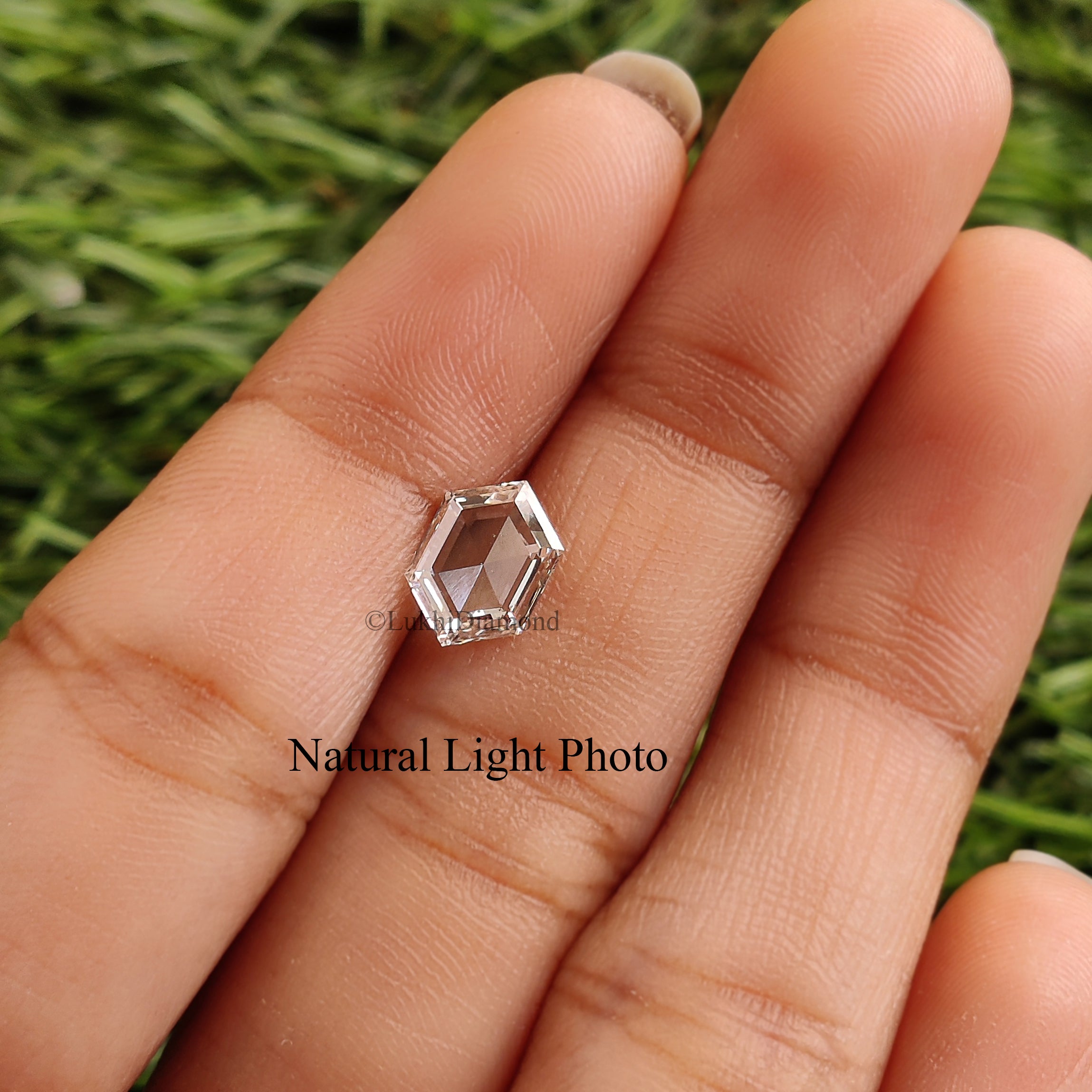 0.95 CT Hexagon Brilliant Cut Diamond White - G Color VS Clarity Lab Grown Diamond Lab Created Loose Diamond Hexagon CVD Diamond L3108