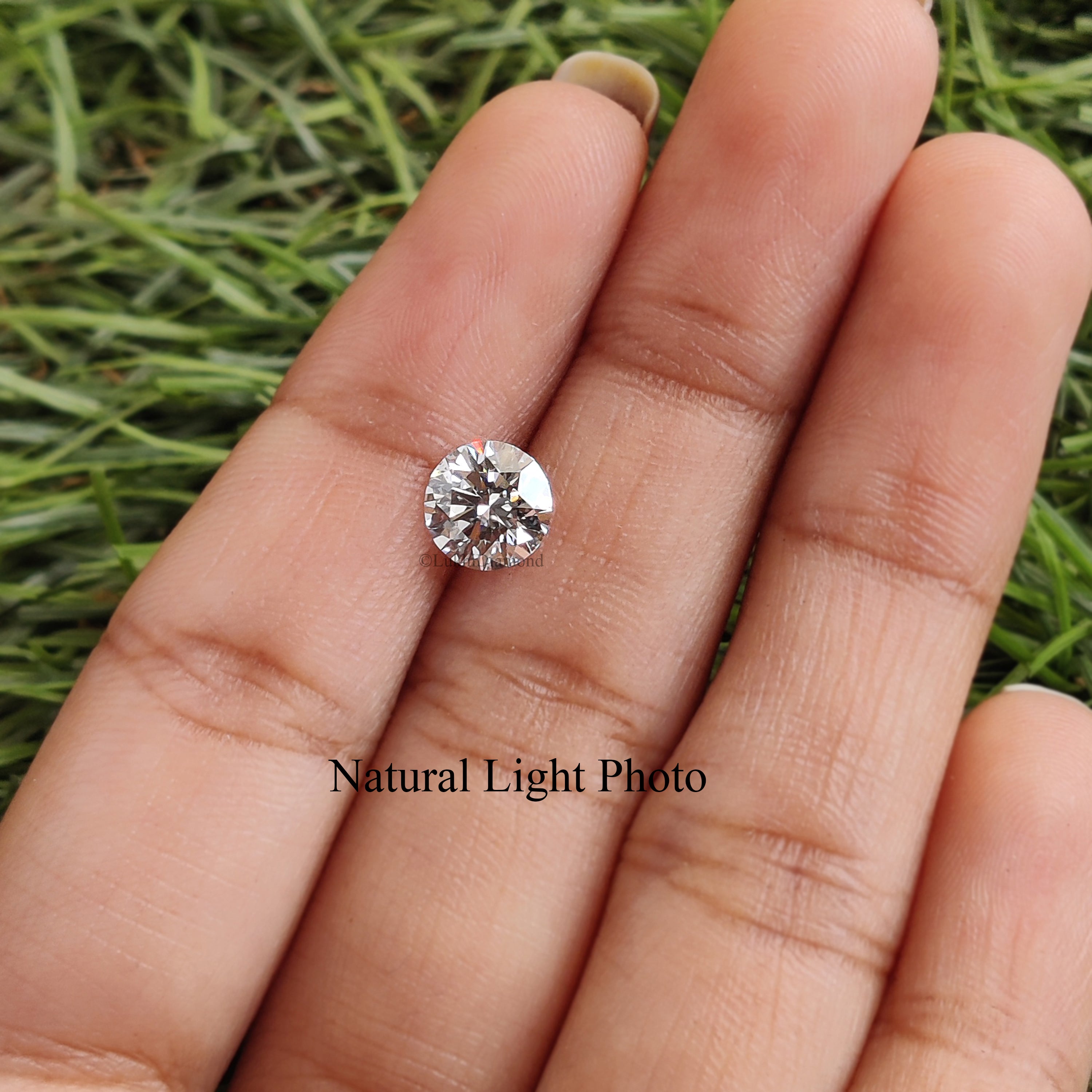 IGI Certified 1 Ct, 1.5 Ct, 2 Ct, 2.5 Ct, 3 Ct Round Brilliant Cut Lab Grown CVD Diamond Lab Created Loose Diamond for Engagement Ring Q103