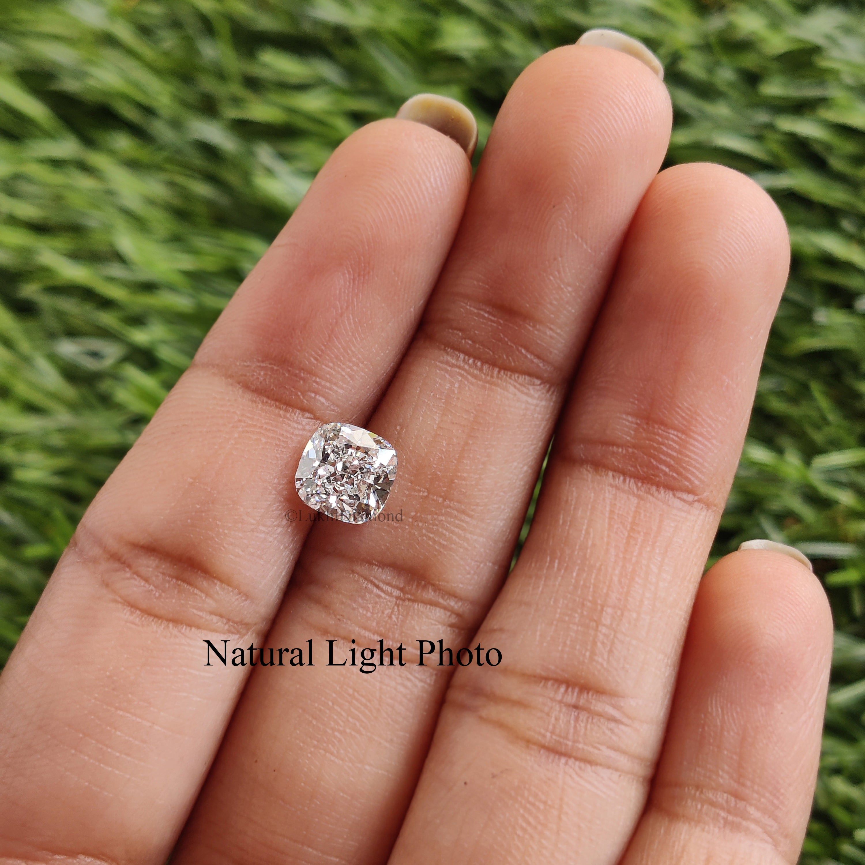 IGI Certified 1 Ct, 1.5 Ct, 2 Ct, 2.5 Ct, 3 Ct Cushion Brilliant Cut E/F Color VS Clarity Lab Grown Diamond Lab Created Loose Diamond Q16