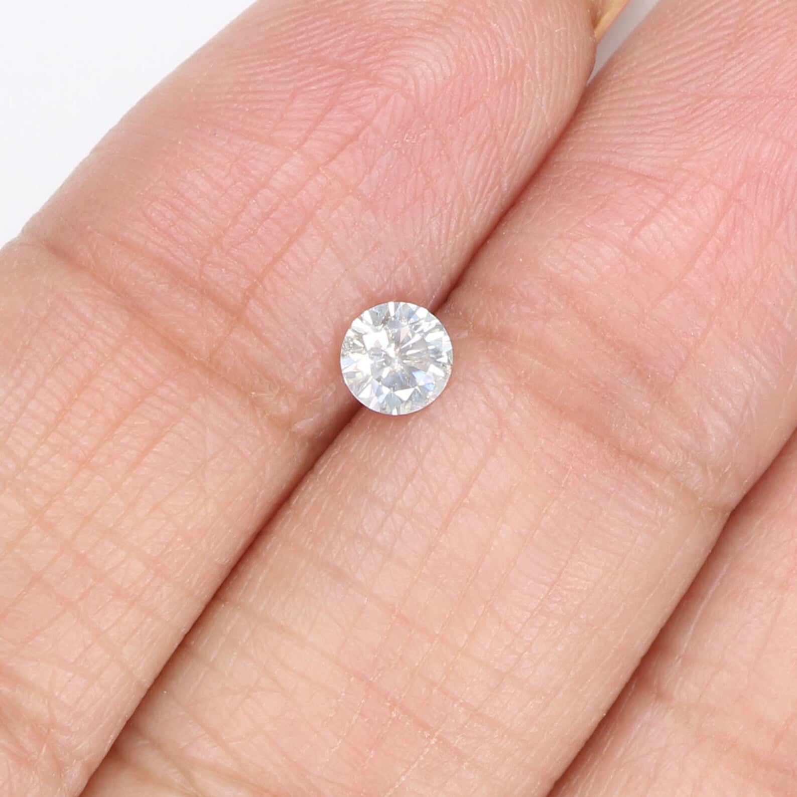 Natural Loose Round Brilliant Cut Diamond White - H Color 0.25 CT 4.08 MM Round Shape Rose Cut Diamond N1908