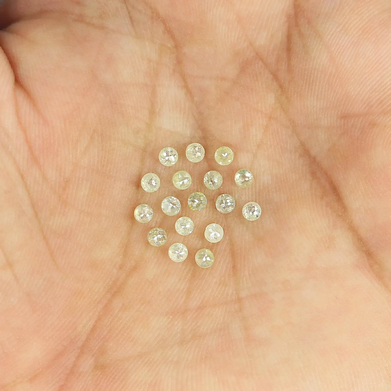 1.12 CT Natural Loose Round Rose Cut Diamond Grey Color Round Shape Diamond 2.30 MM Natural Loose Grey Color Round Rose Cut Diamond NQ7092