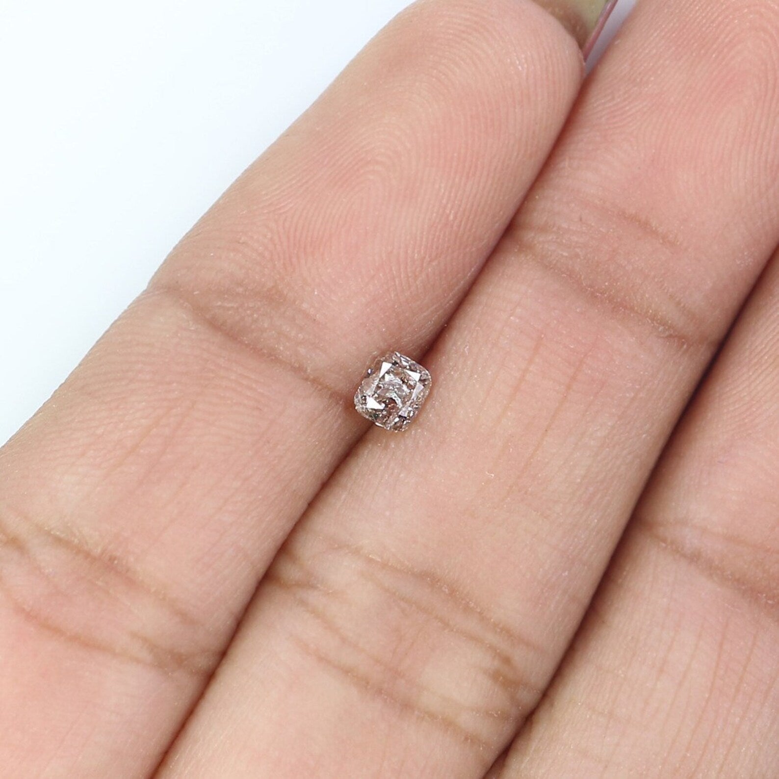 0.25 Ct Natural Loose Cushion Shape Diamond Brown Color Cushion Cut Diamond 3.60 MM Natural Diamond Cushion Brilliant Cut Diamond NQ7336