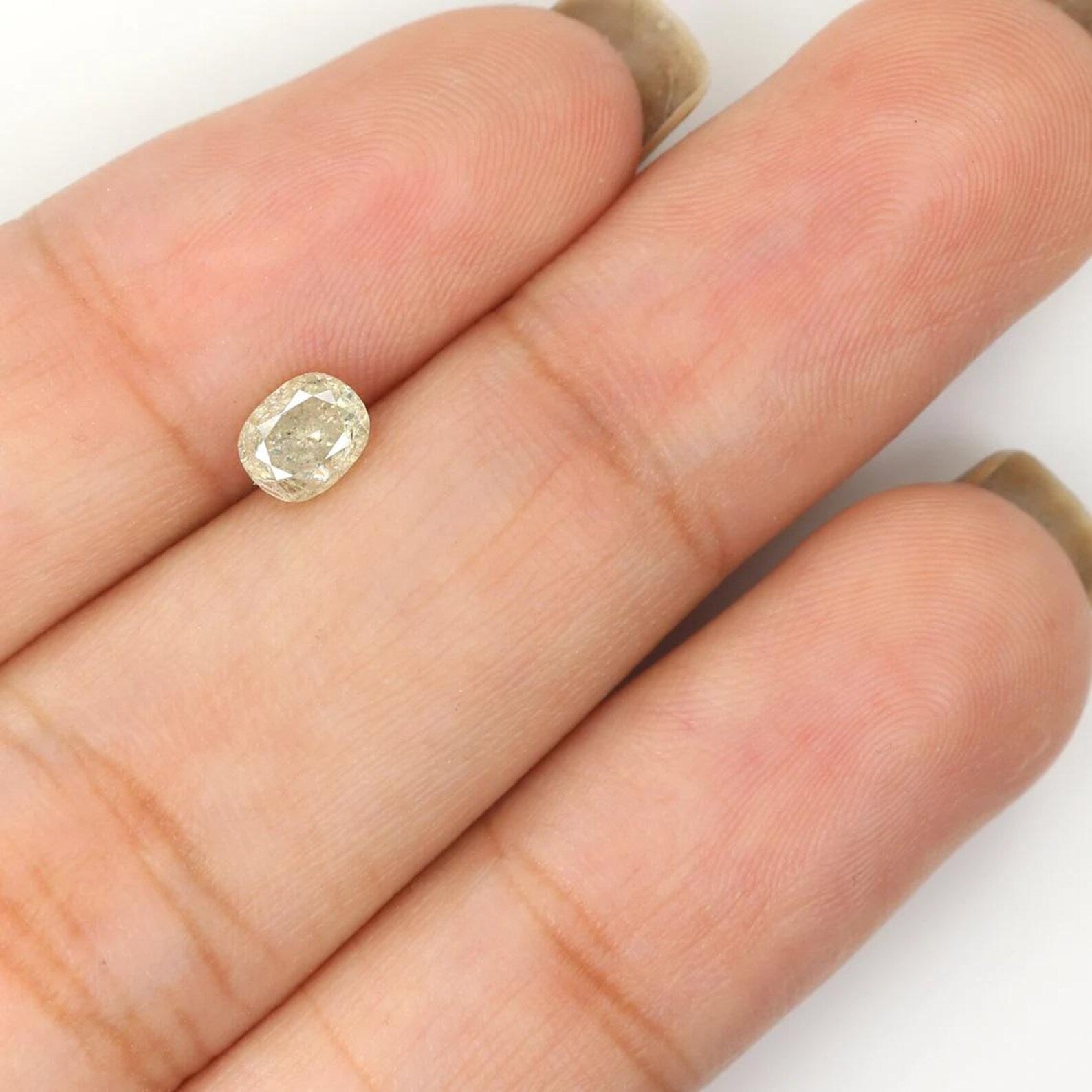 0.52 CT Natural Loose Oval Shape Diamond Grey Color Oval Diamond 5.10 MM Natural Loose Grey Diamond Color Oval Brilliant Cut Diamond NQ1661