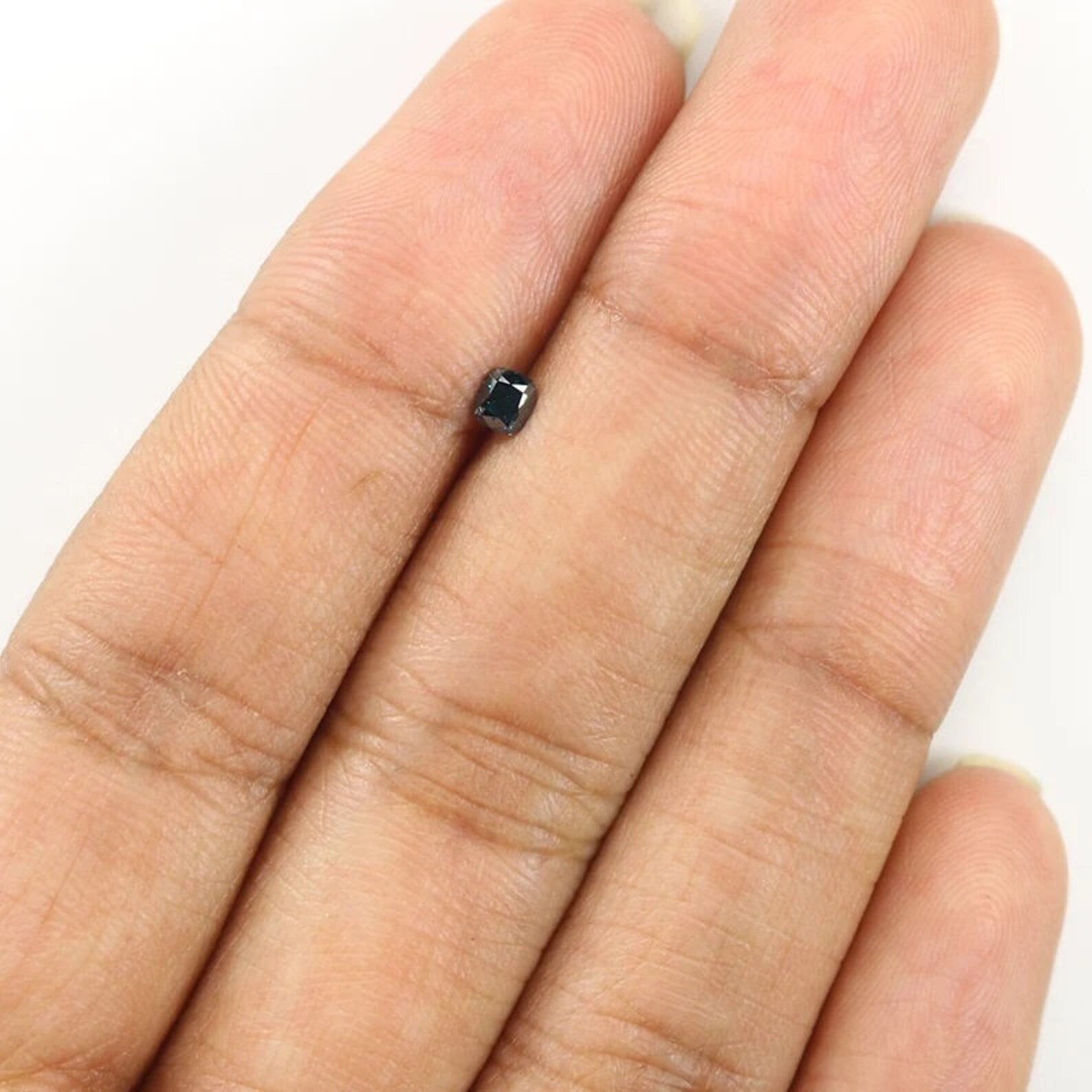0.18 CT Natural Loose Cushion Shape Diamond Blue Color Cushion Cut Diamond 3.00 MM Natural Blue Color Cushion Brilliant Cut Diamond NQ7422