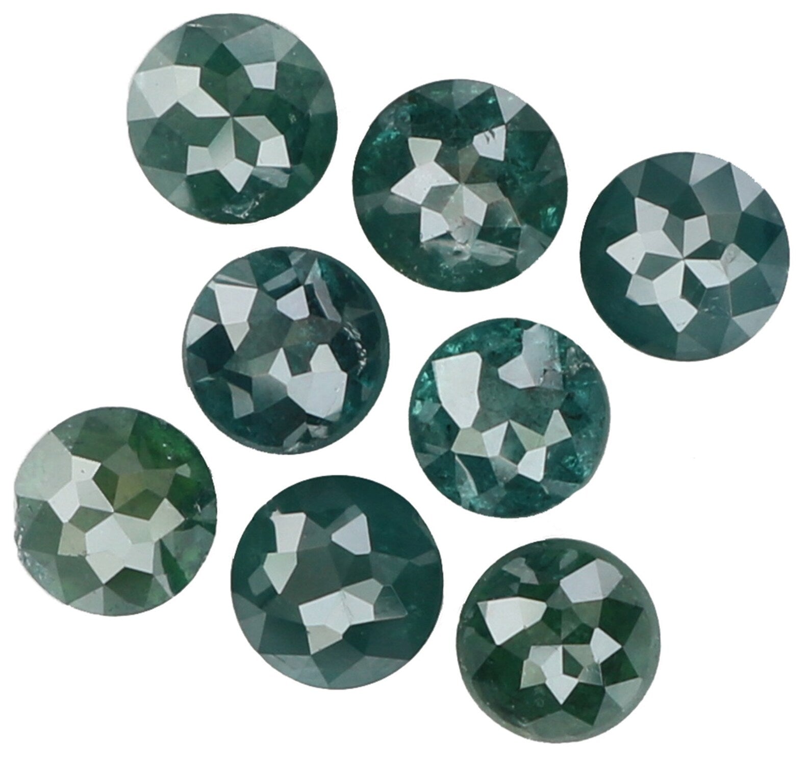 1.45 Ct Natural Loose Round Rose Cut Diamond Blue Color Round Shape Diamond 3.10 MM Natural Loose Blue Color Round Rose Cut Diamond N7006