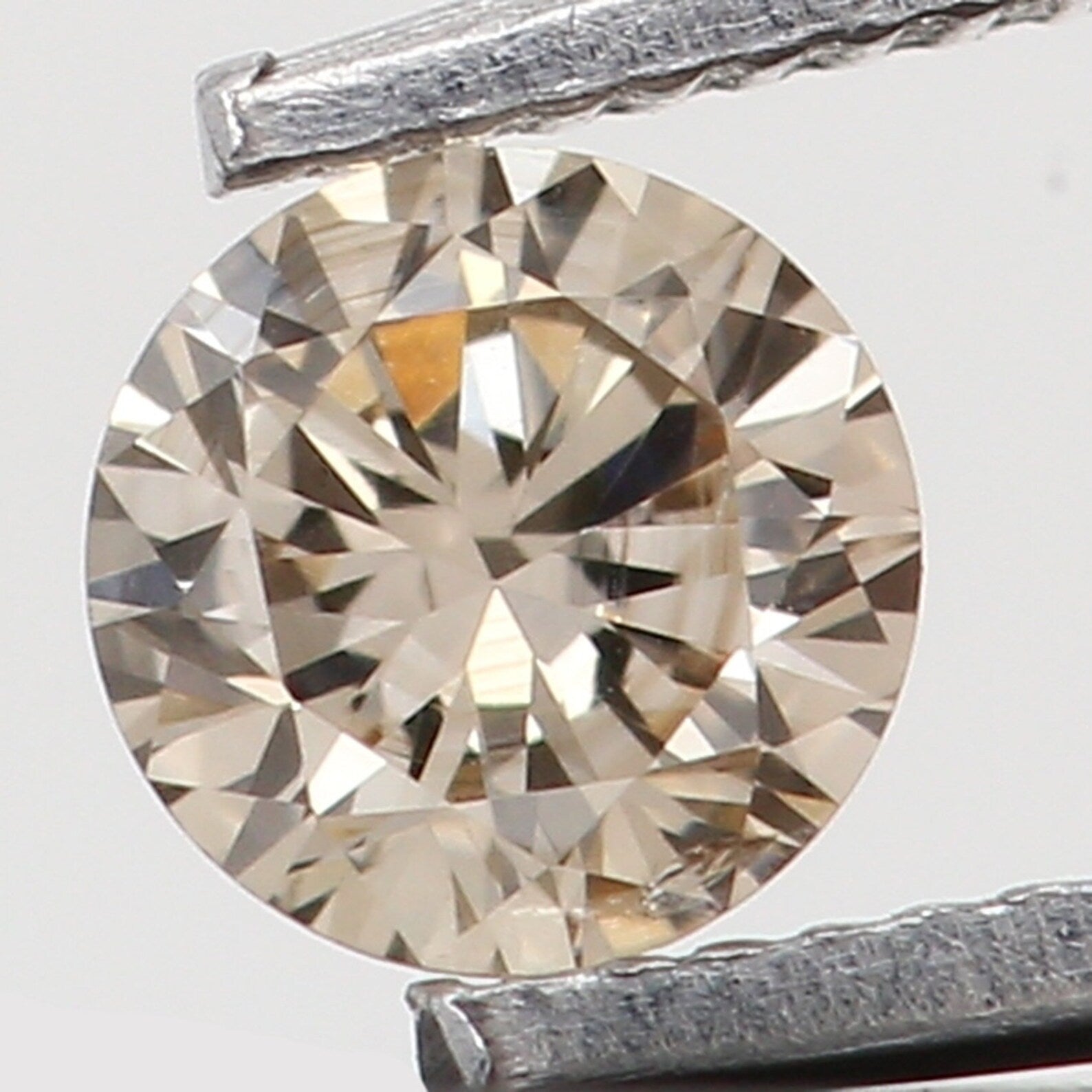 0.08 CT Natural Loose Round Shape Diamond Brown Color Round Cut Diamond 2.80 MM Natural Loose Diamond Round Brilliant Cut Diamond N7960