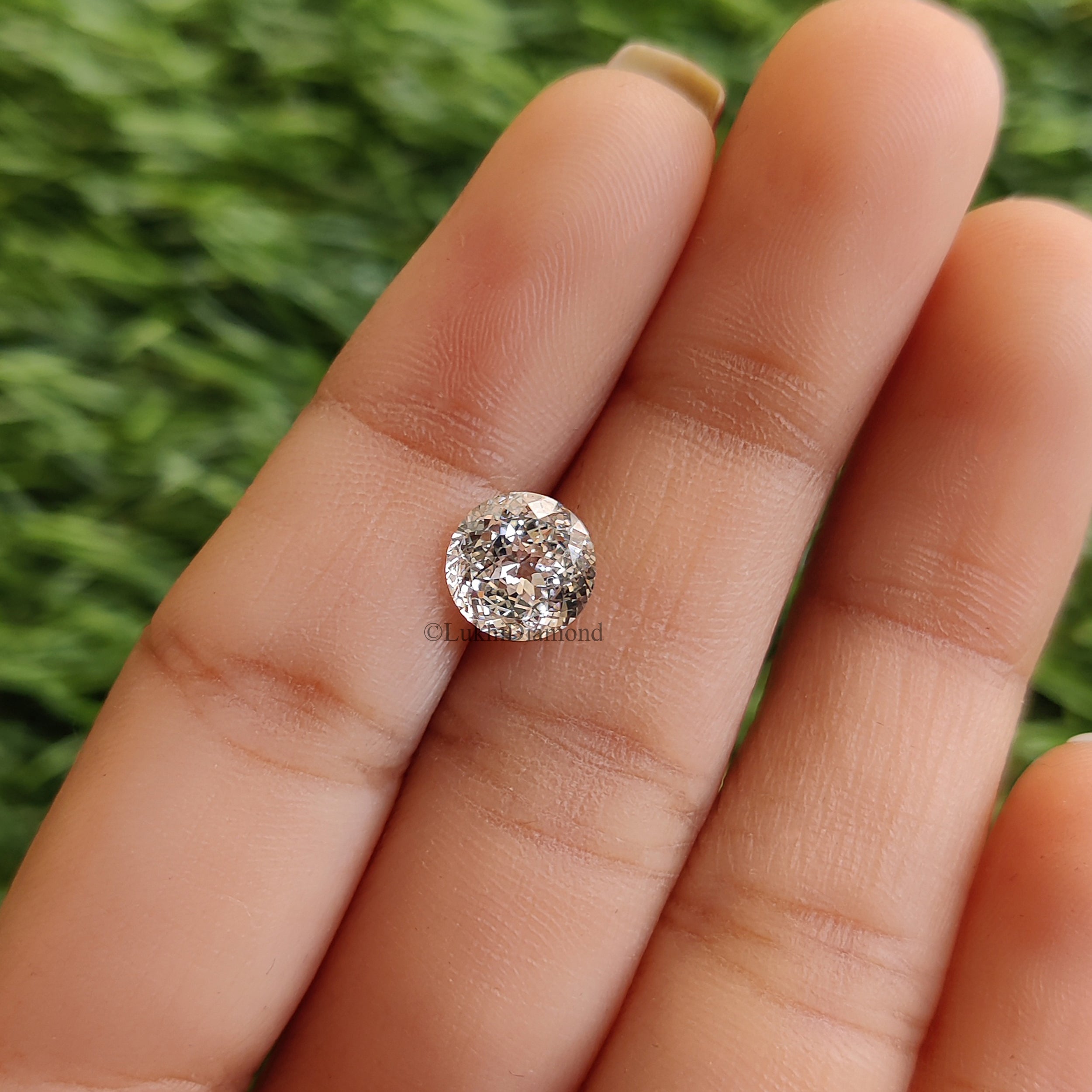 1 CT Round Portuguese Cut Diamond Lab Grown Diamond Lab Created Loose Diamond Round CVD Diamond Lab Made Round Cut for Engagement Ring Q153