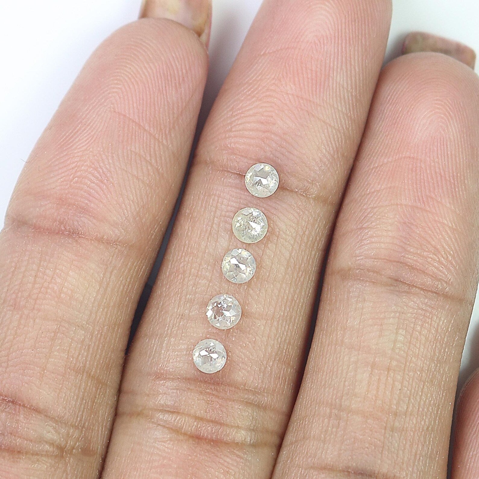0.91 Ct Natural Loose Round Shape Diamond Grey Color Round Diamond 3.10 MM Natural Loose Gray Color Diamond Round Rose Cut Diamond NQ6527