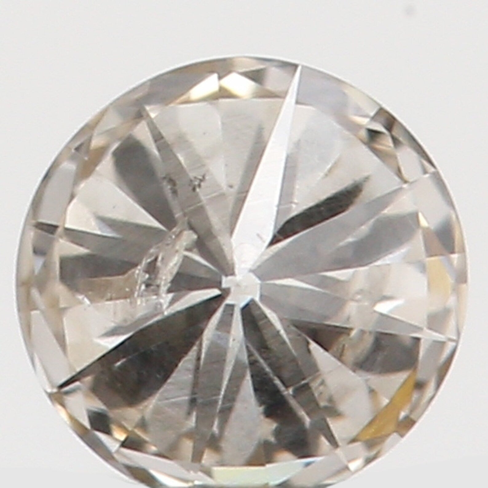 0.10 Ct Natural Loose Round Shape Diamond Brown Color Round Cut Diamond 2.90 MM Natural Loose Diamond Round Brilliant Cut Diamond N7993