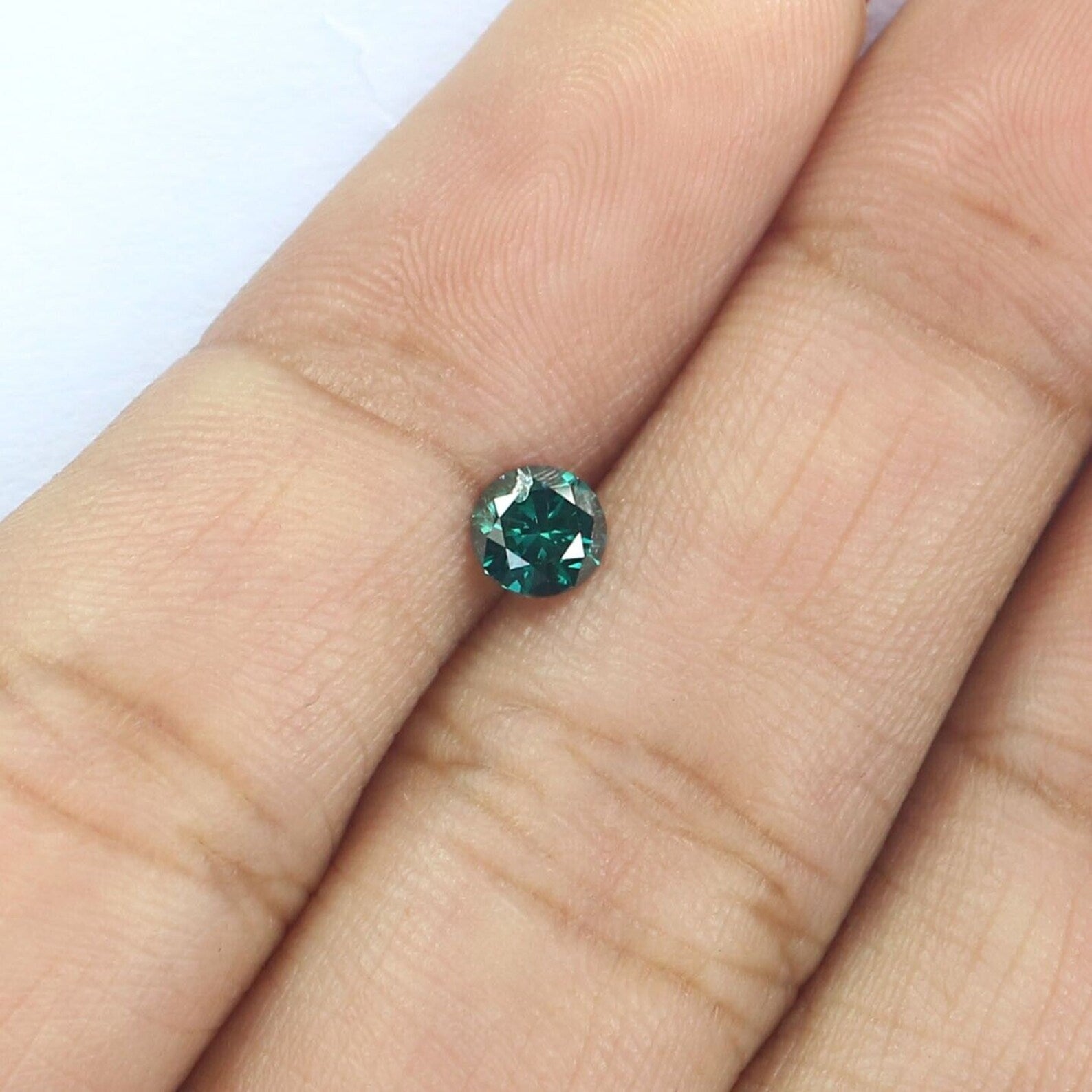 0.33 CT Natural Loose Round Diamond Blue Color Diamond Natural Loose Diamond 4.30 MM Round Brilliant Cut Diamond Round Shape Diamond NQ7757