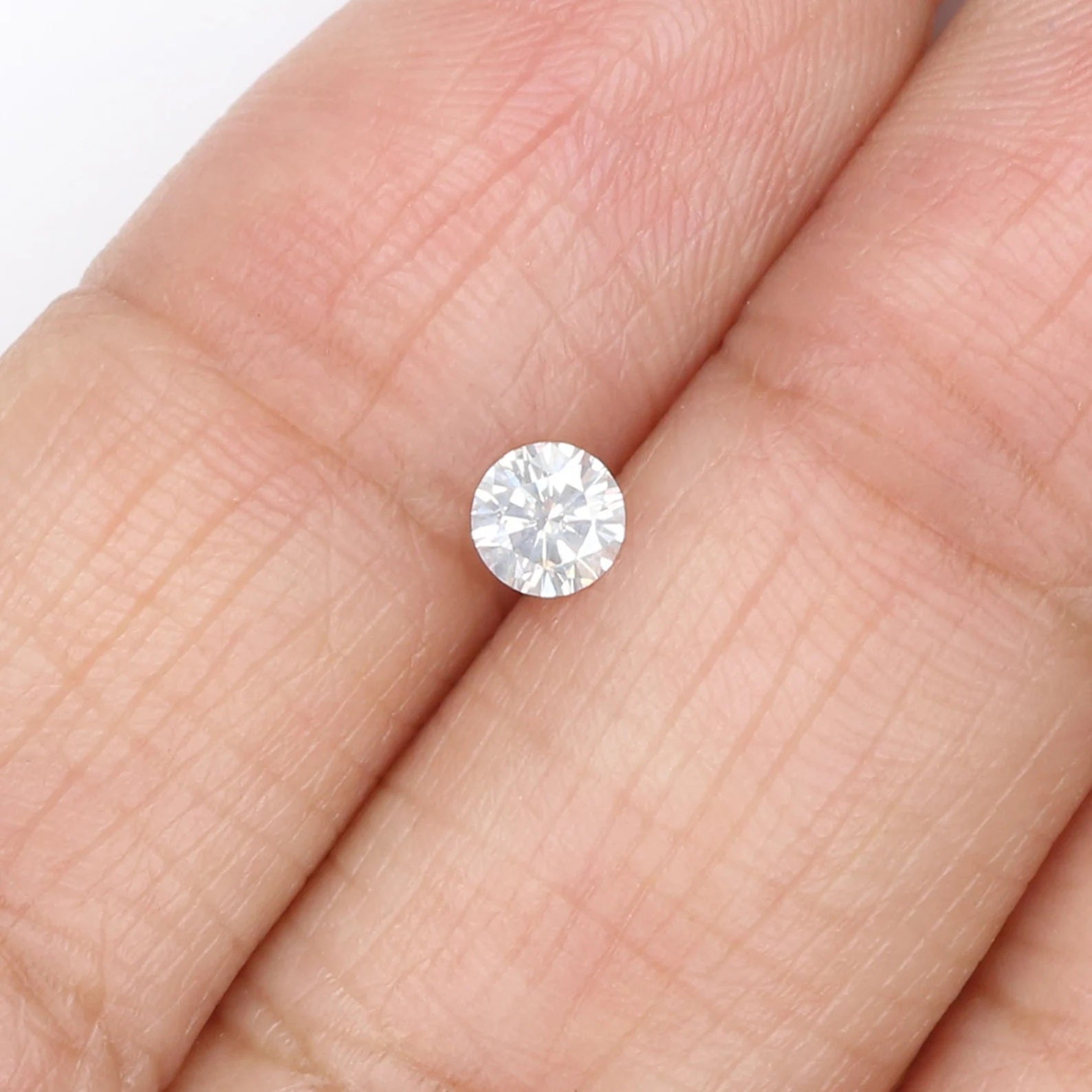 Natural Loose Round Brilliant Cut Diamond White Color 0.19 CT 3.72 MM Round Shape Rose Cut Diamond N1904