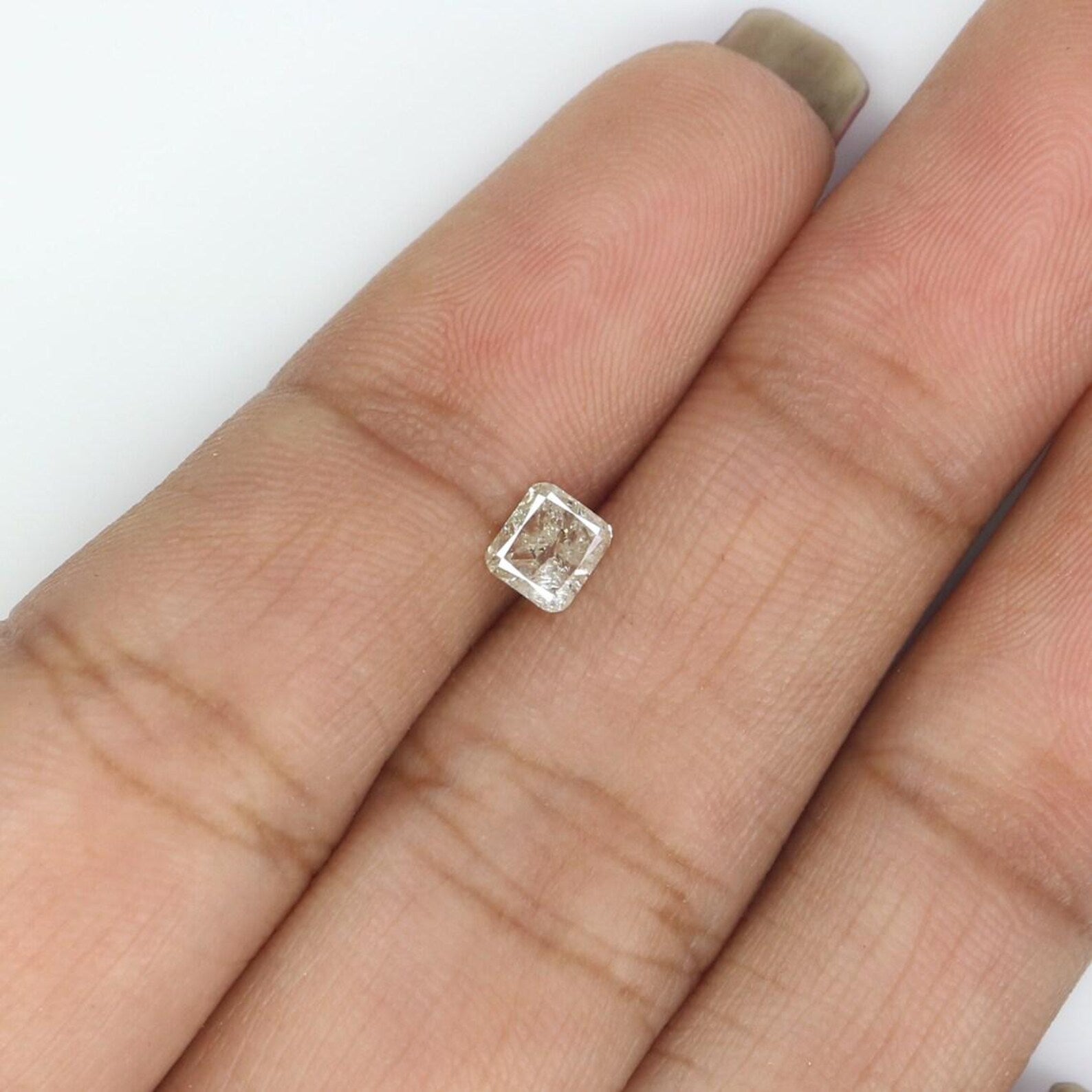 0.34 CT Natural Loose Cushion Shape Diamond White - I Color Cushion Diamond 4.25 MM Natural White Color Cushion Brilliant Cut Diamond NQ7470