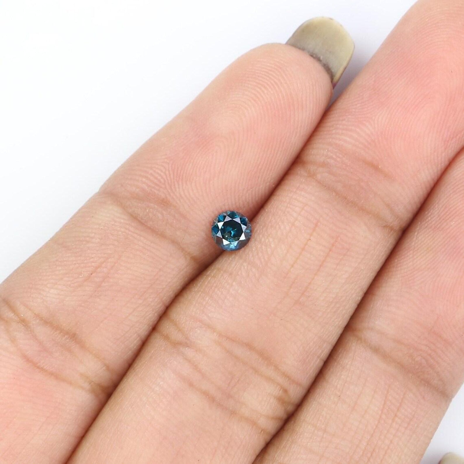 0.23 CT Natural Loose Round Shape Diamond Blue Color Round Cut Diamond 3.80 MM Natural Loose Blue Color Round Brilliant Cut Diamond NQ7540